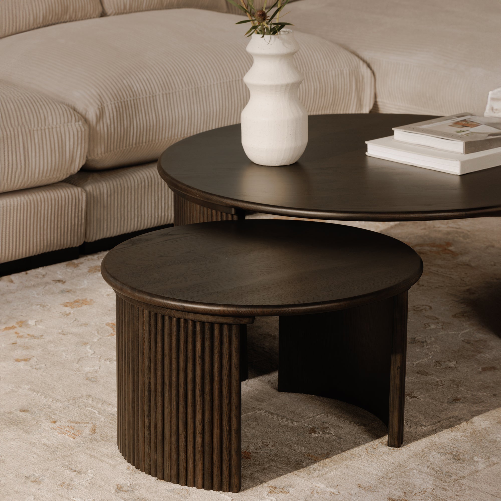 Moes Penny Small Coffee Table Dark Brown QO-1011-20