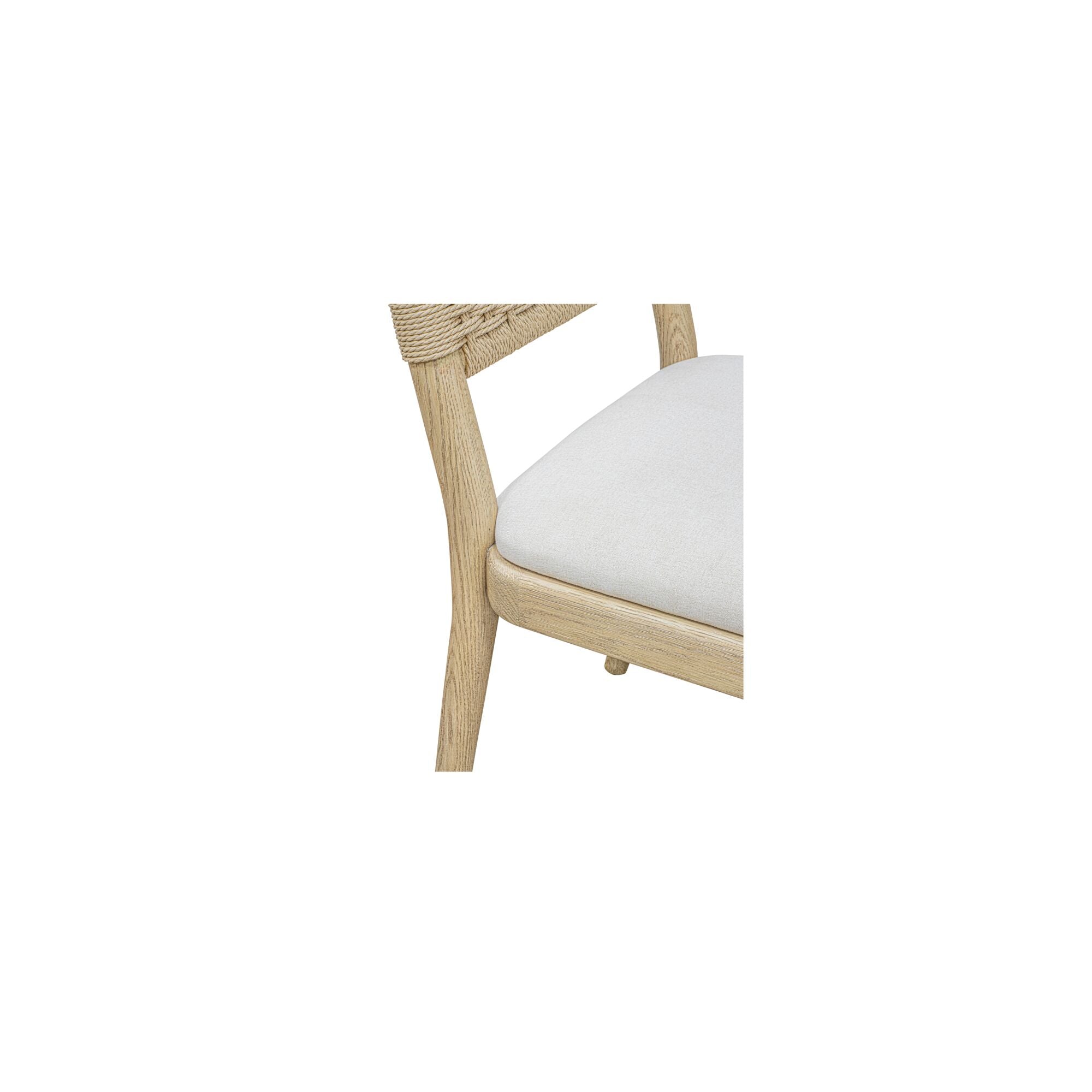 Moes Claire Dining Chair Natural-Set of Two QO-1025-24