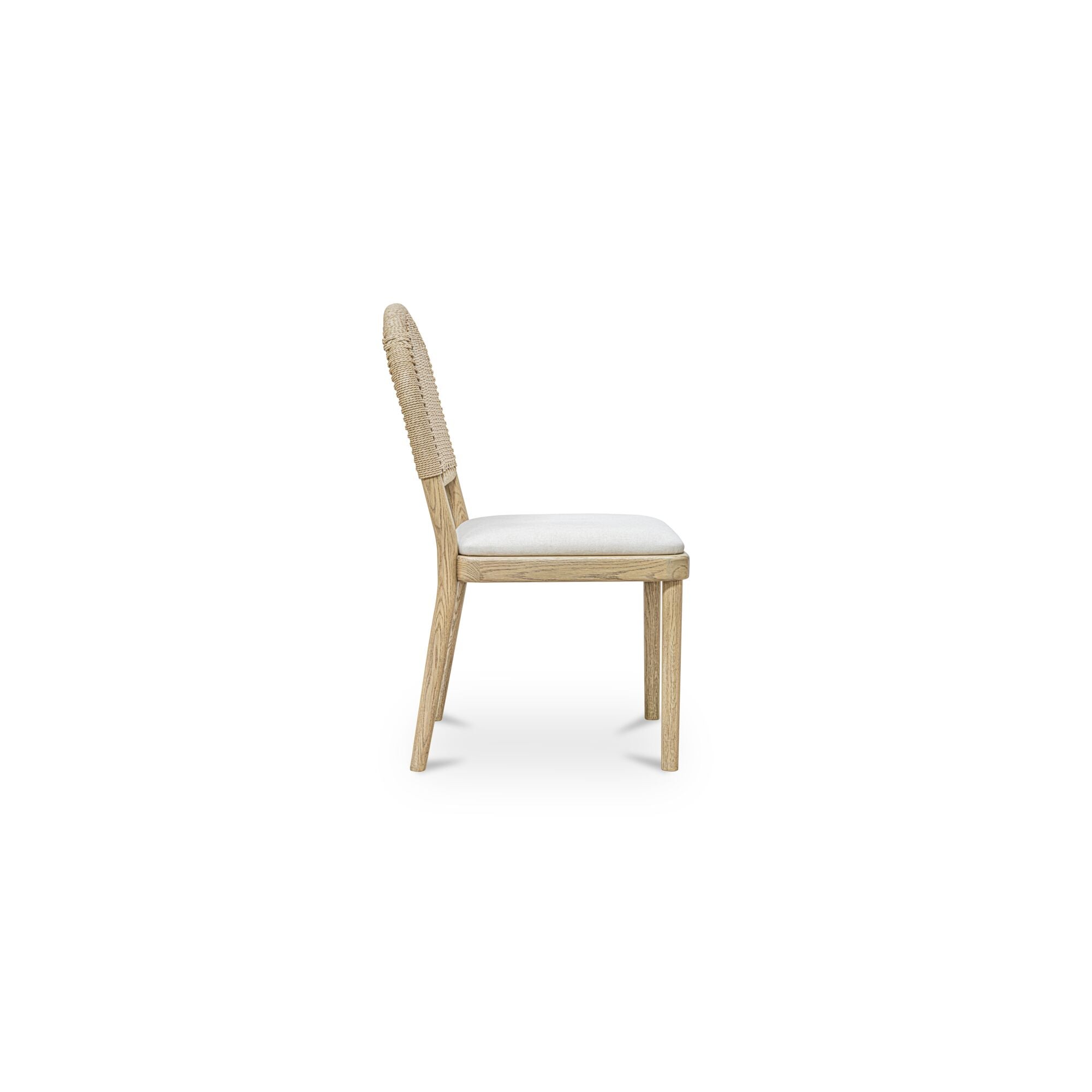Moes Claire Dining Chair Natural-Set of Two QO-1025-24