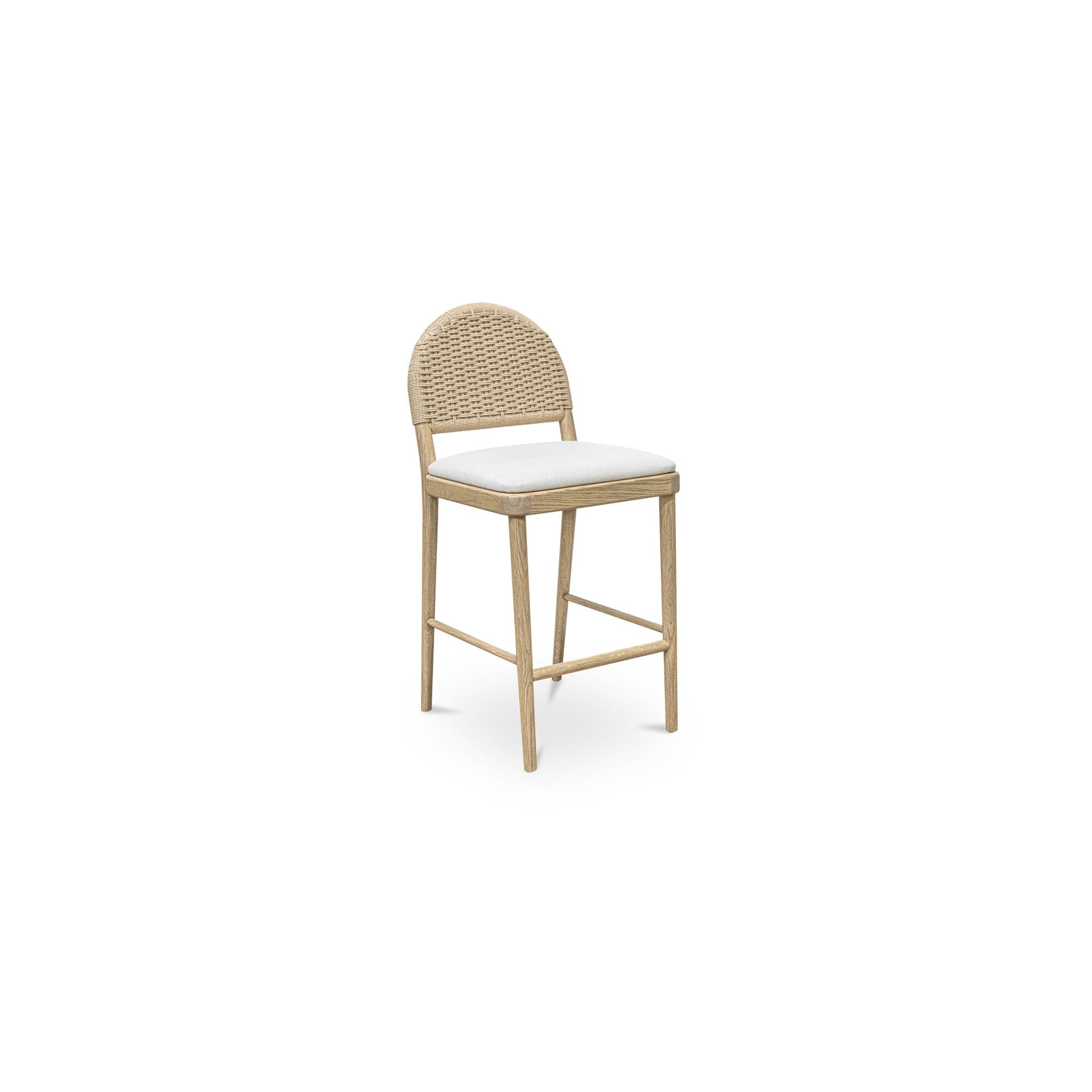 Moes Claire Counter Stool Natural QO-1026-24