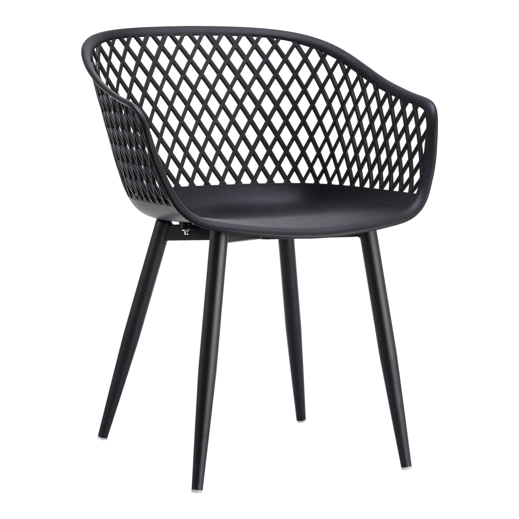 Moes Piazza Outdoor Chair Black - Set Of Two QX-1001-02
