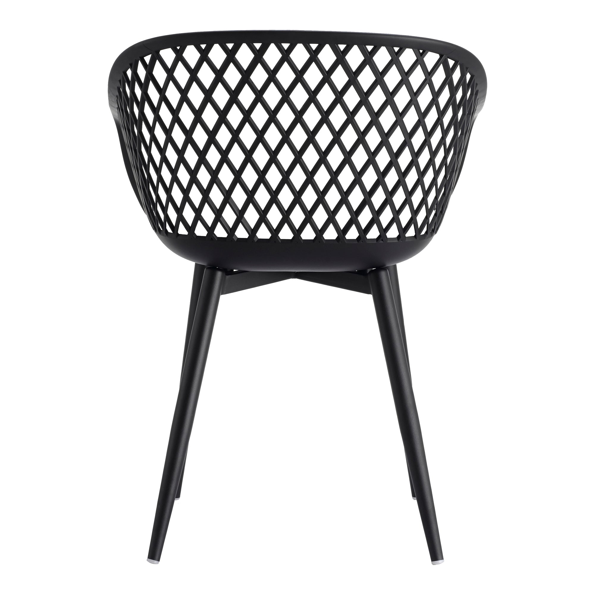 Moes Piazza Outdoor Chair Black - Set Of Two QX-1001-02