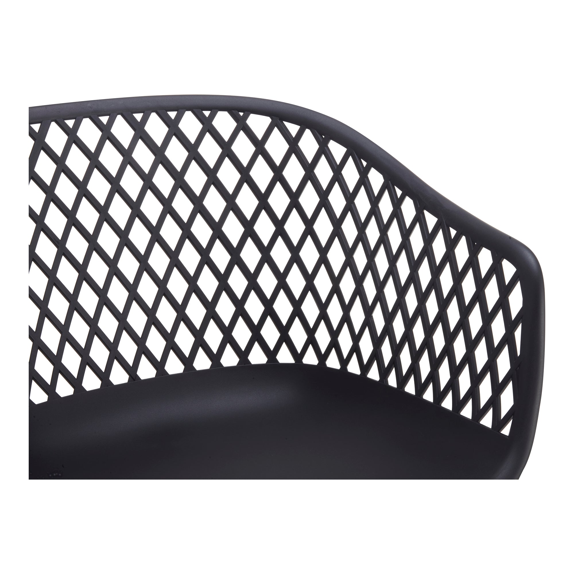 Moes Piazza Outdoor Chair Black - Set Of Two QX-1001-02
