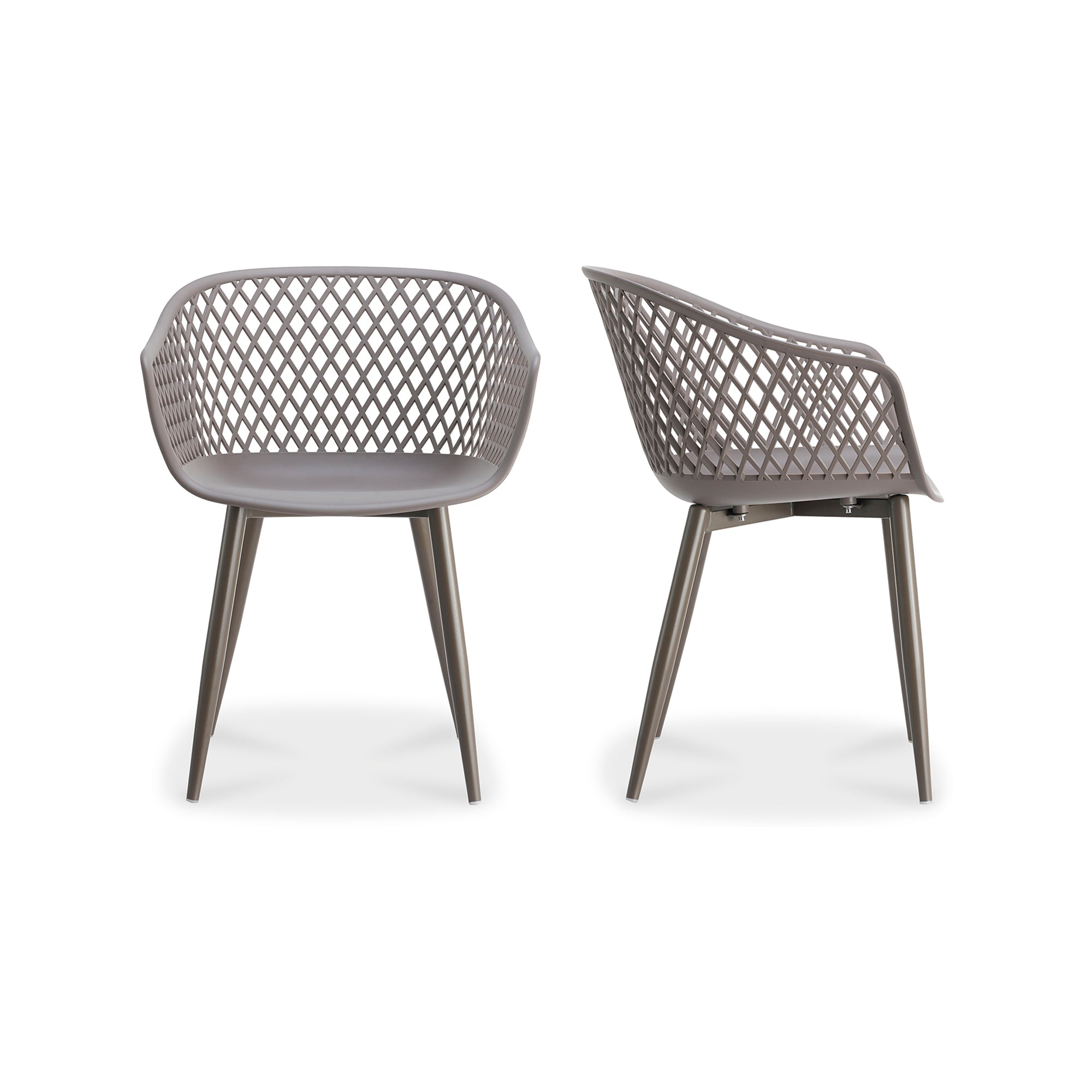 Moes Piazza Outdoor Chair Grey - Set Of Two QX-1001-15
