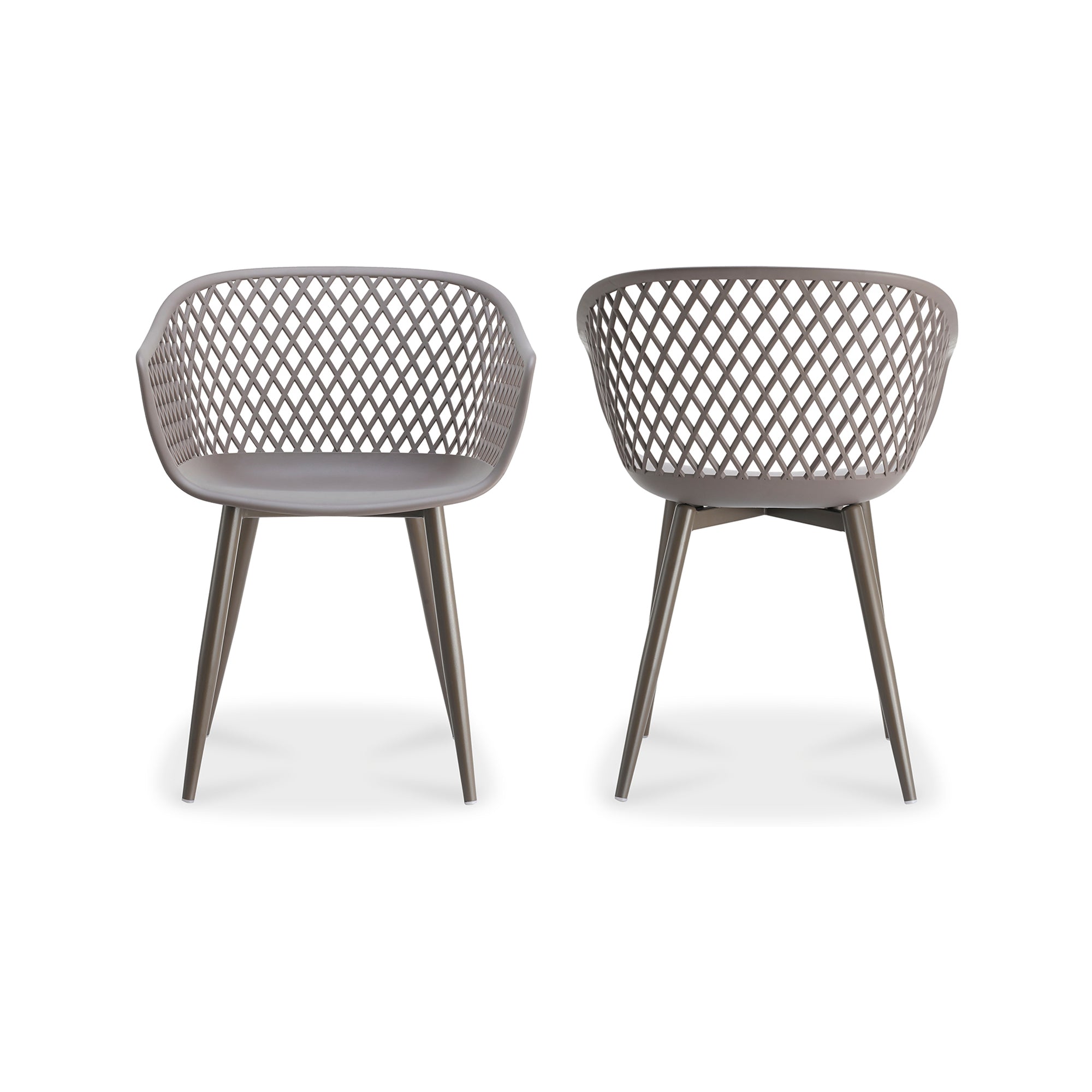 Moes Piazza Outdoor Chair Grey - Set Of Two QX-1001-15
