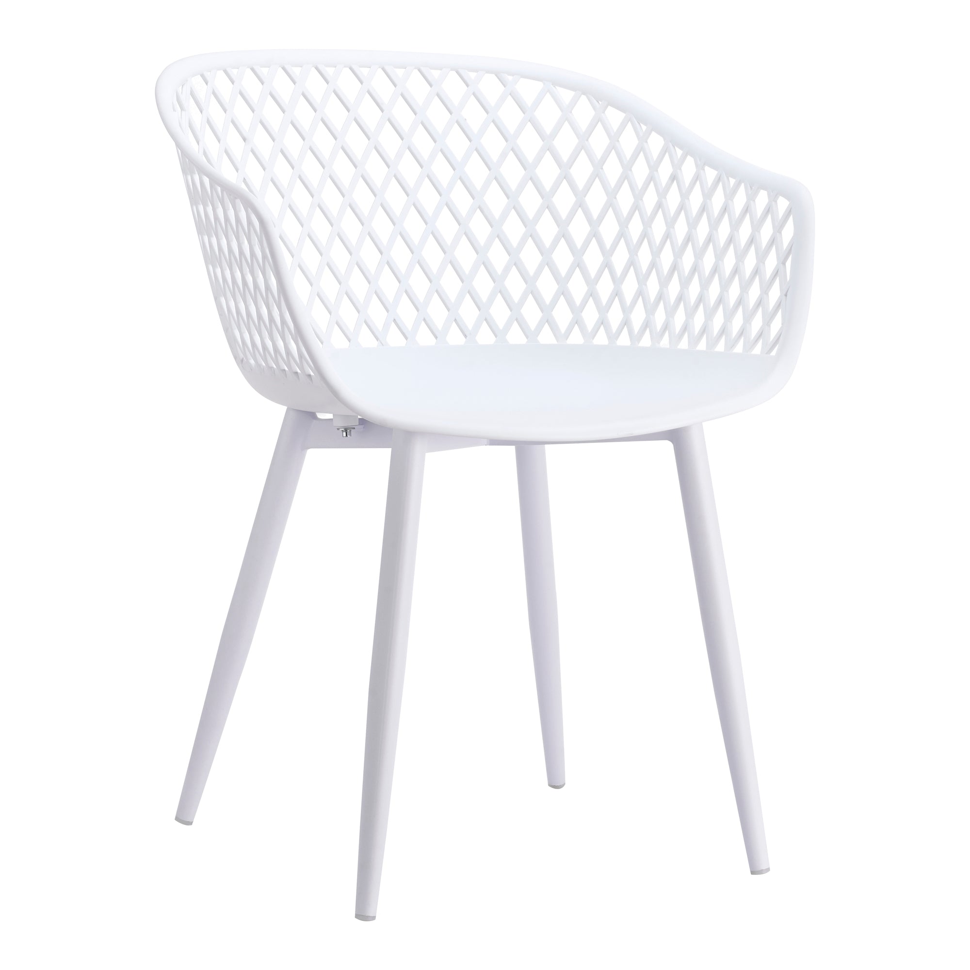 Moes Piazza Outdoor Chair White - Set Of Two QX-1001-18