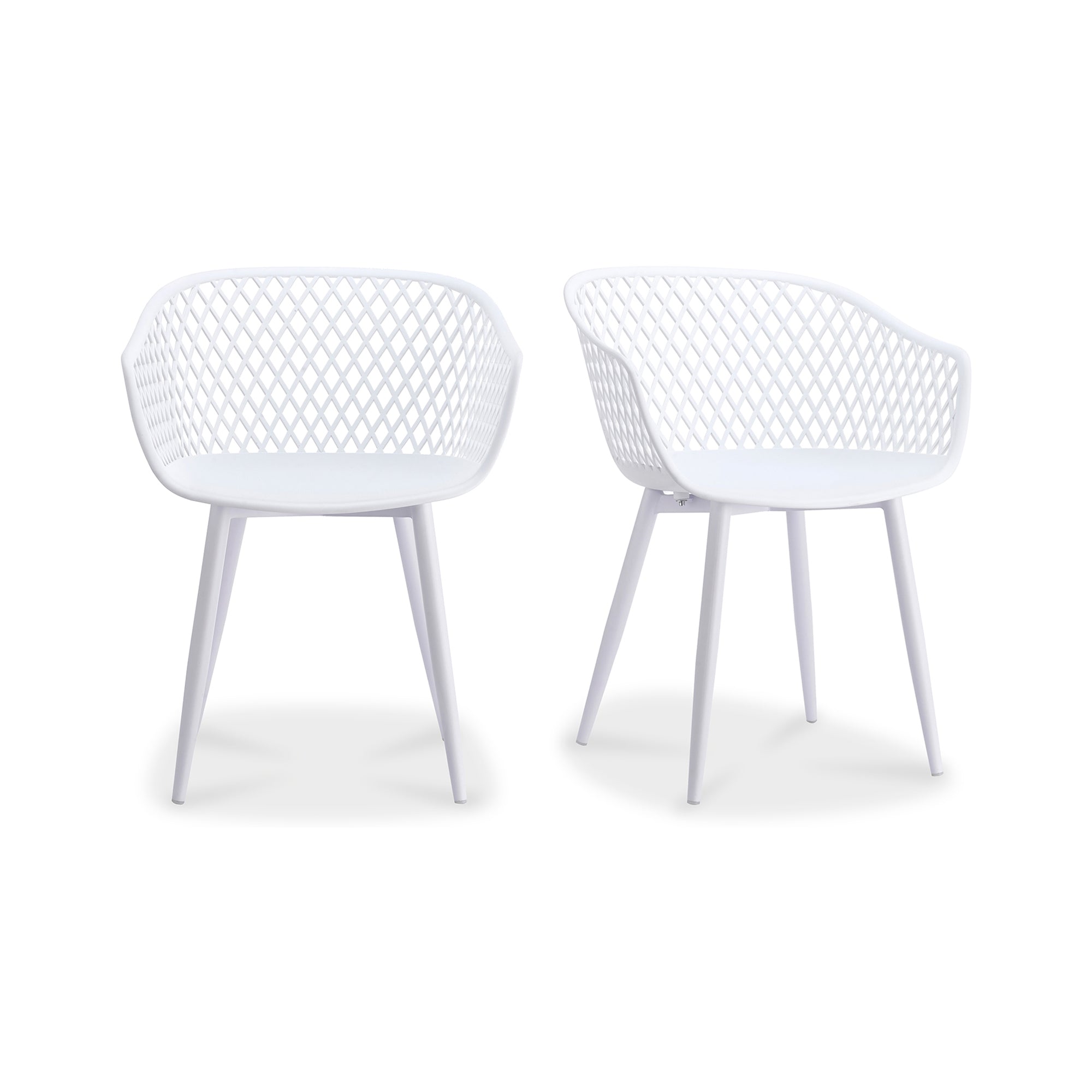 Moes Piazza Outdoor Chair White - Set Of Two QX-1001-18