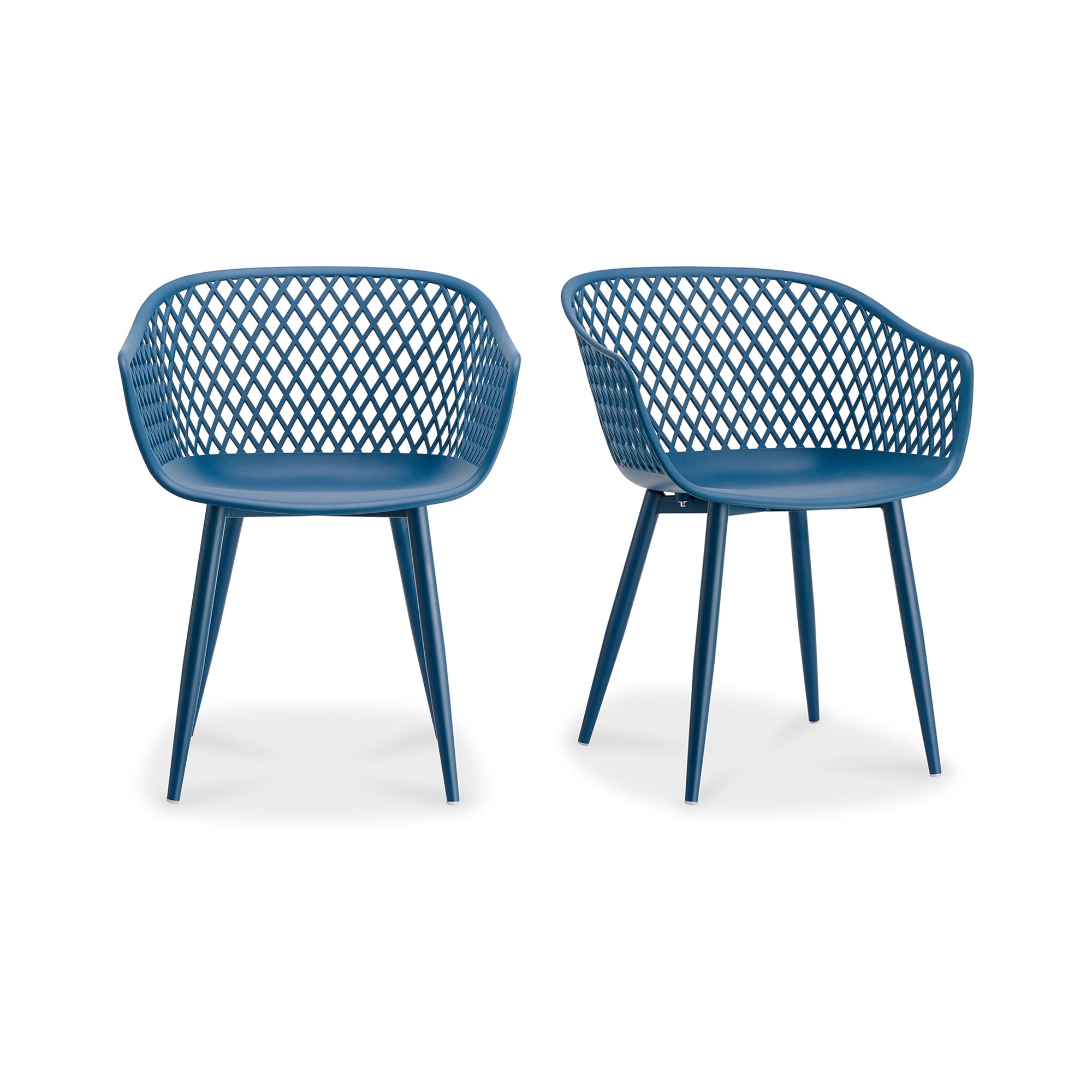 Moes Piazza Outdoor Chair Blue - Set Of Two QX-1001-26