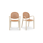 Moes Soren Outdoor Dining Chair White-Set of Two QX-1003-18