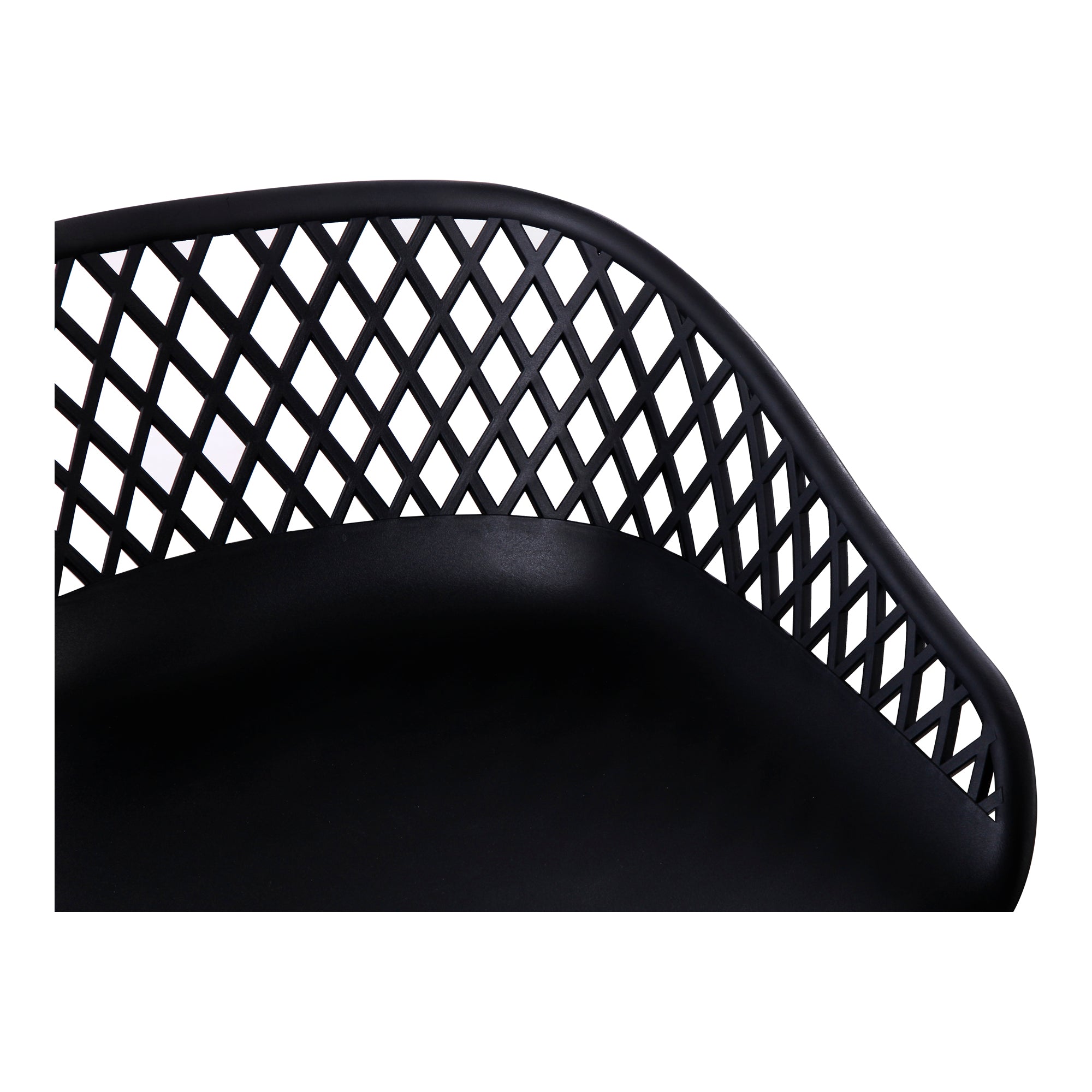 Moes Piazza Outdoor Barstool Black - Set Of Two QX-1004-02