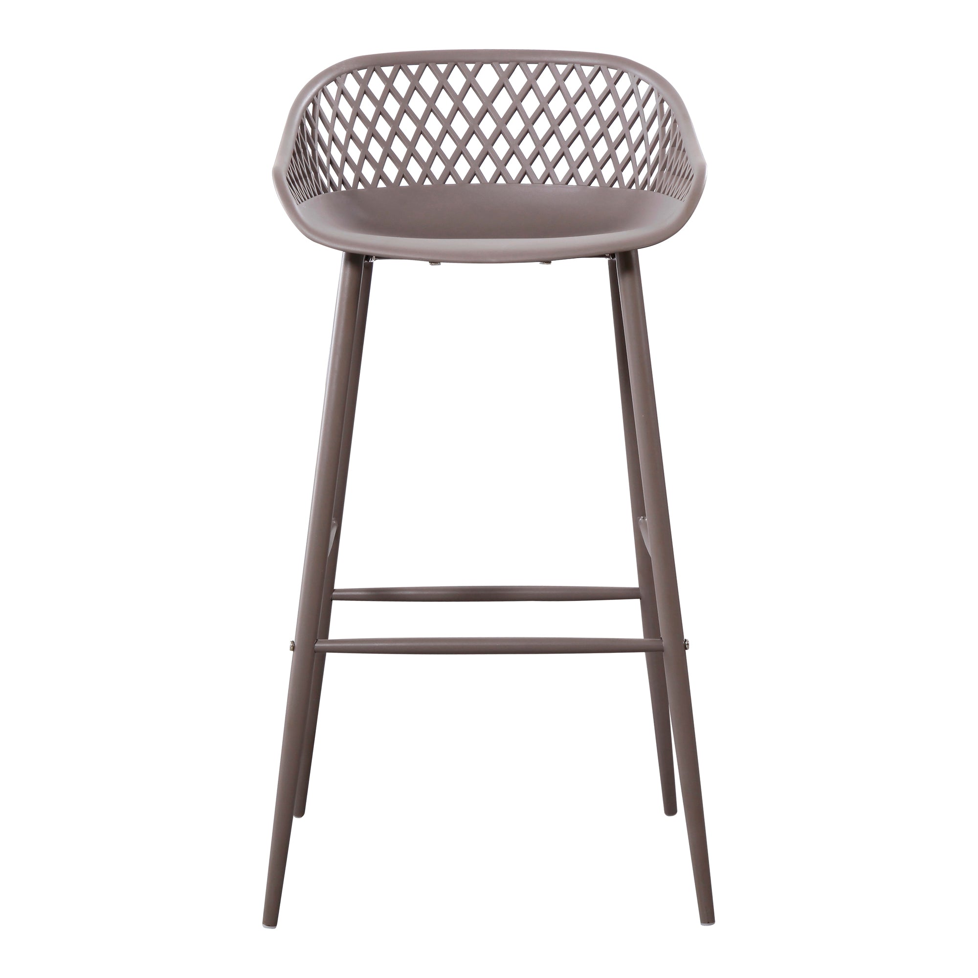 Moes Piazza Outdoor Barstool Grey - Set Of Two QX-1004-15