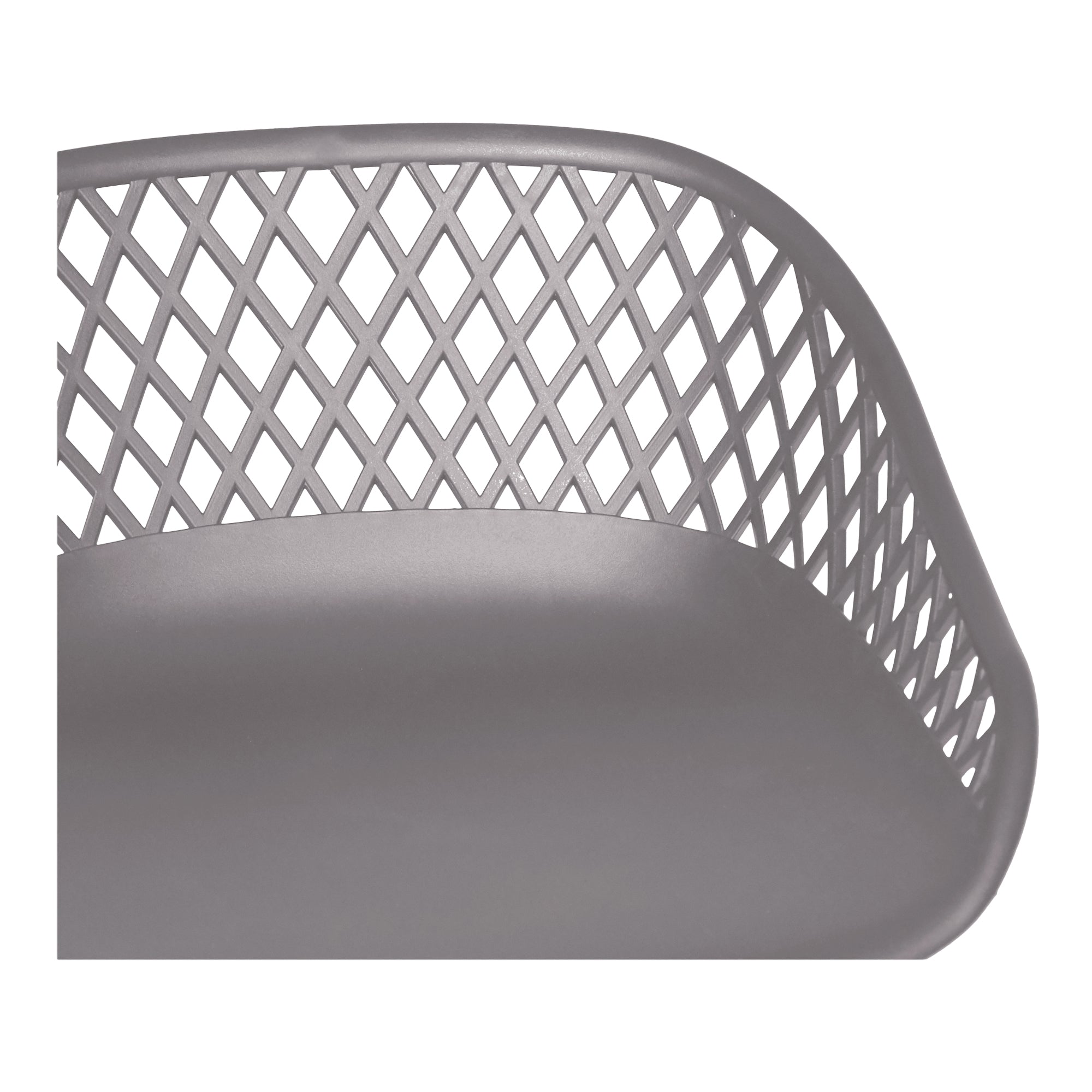 Moes Piazza Outdoor Counter Stool Grey - Set Of Two QX-1009-15