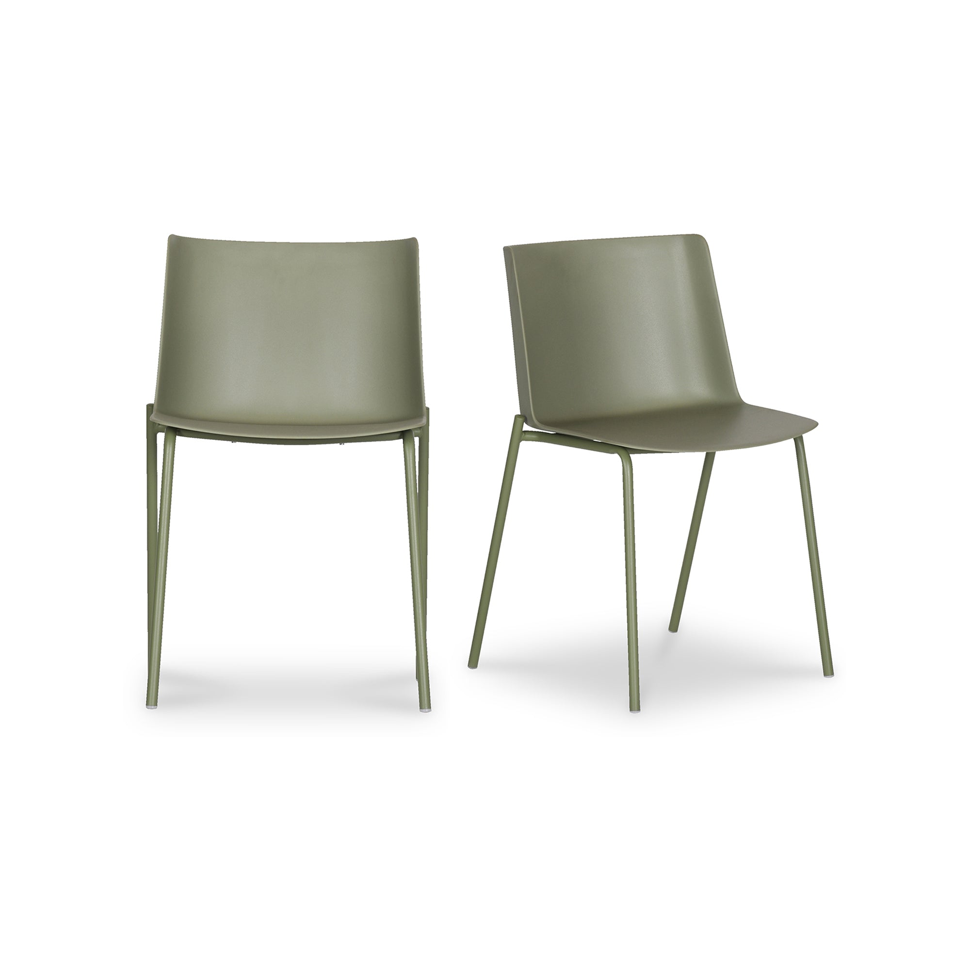 Moes Silla Outdoor Dining Chair Sage Green - Set Of Two QX-1010-16