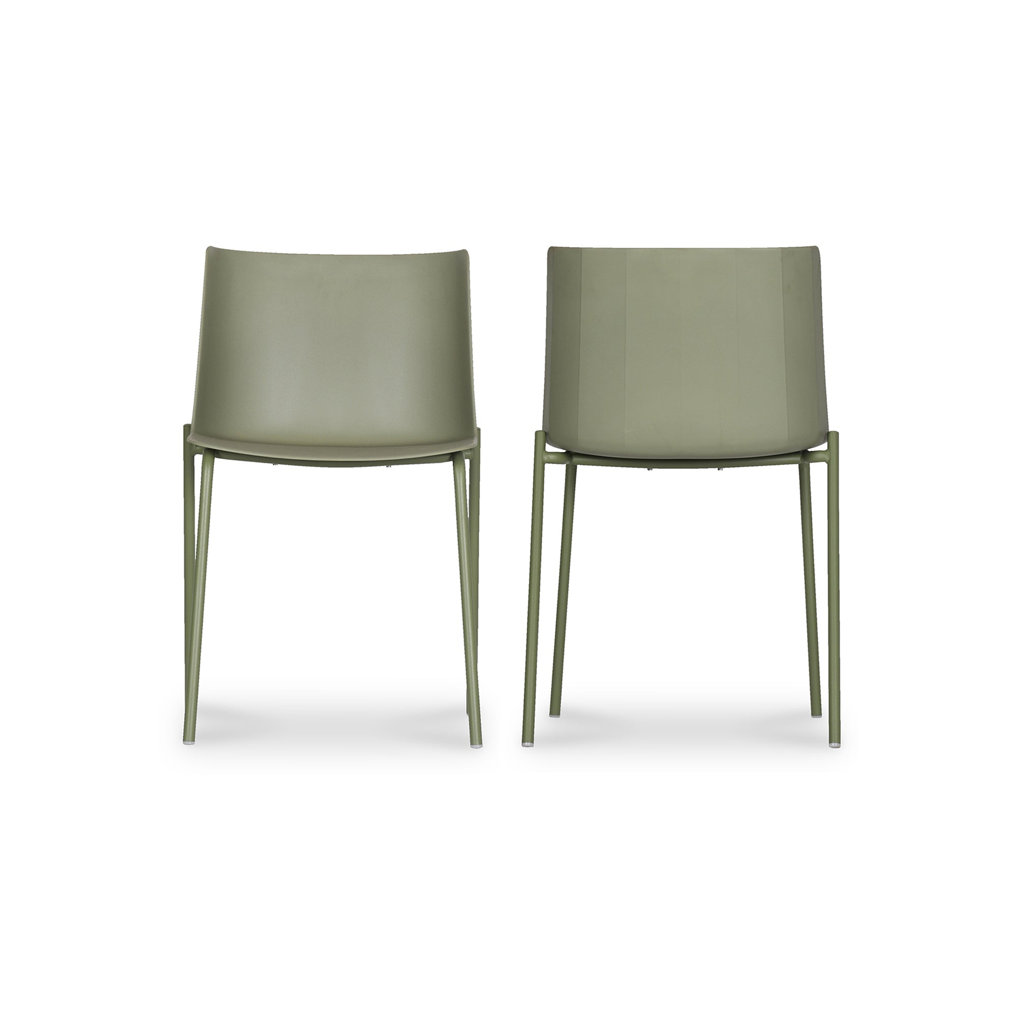Moes Silla Outdoor Dining Chair Sage Green - Set Of Two QX-1010-16