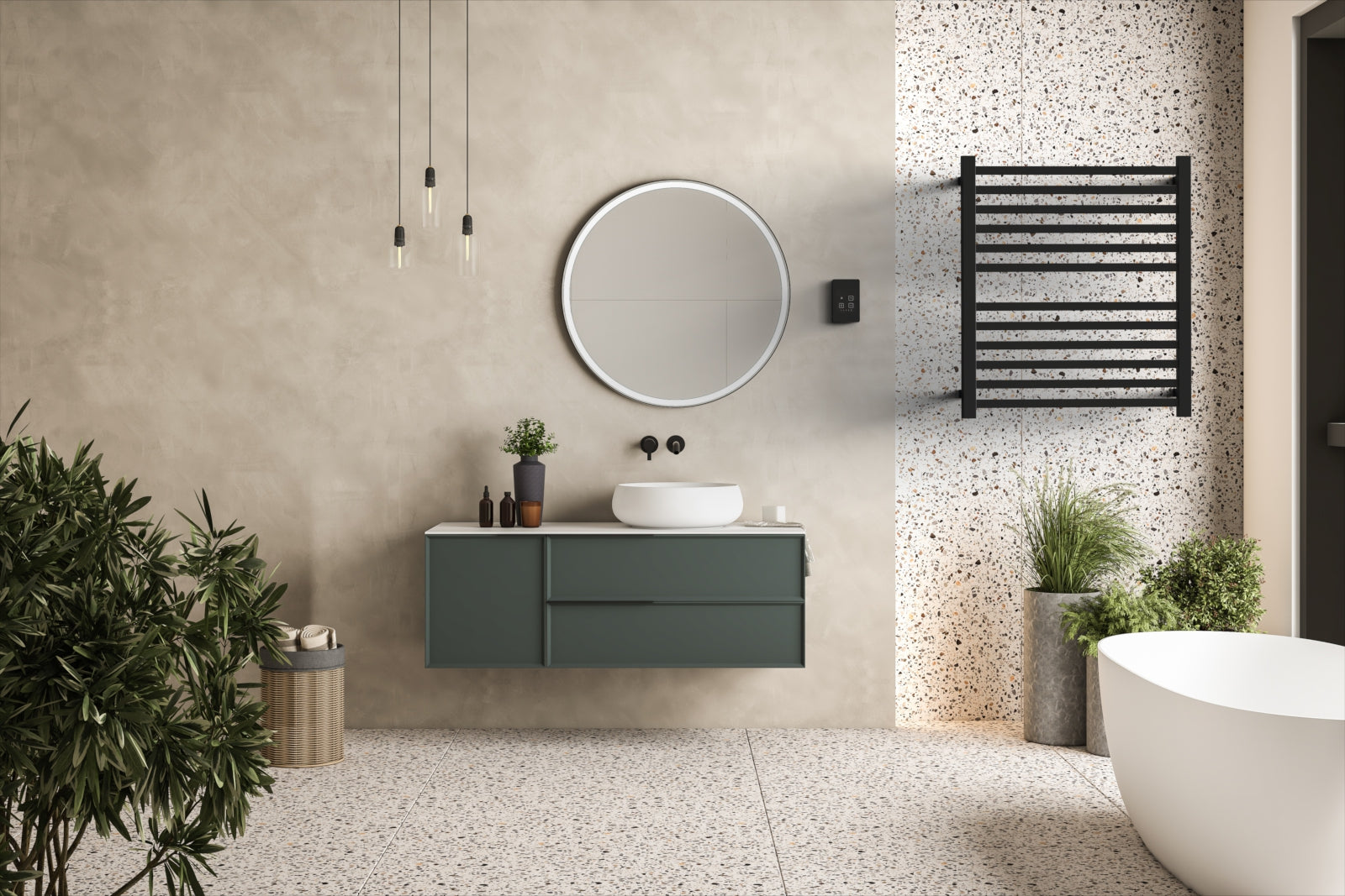 Amba Quadro Q2932 Hardwired Towel Warmer