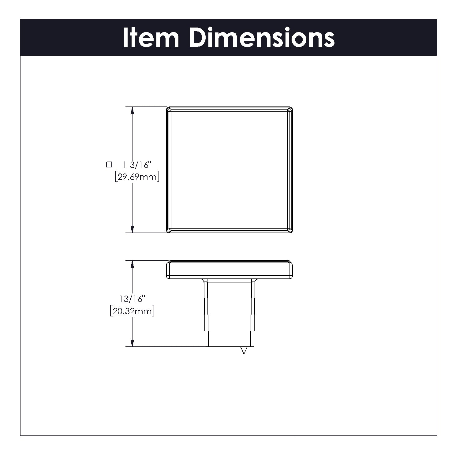 Hickory R077756, Tempo Knob (10 Pack)