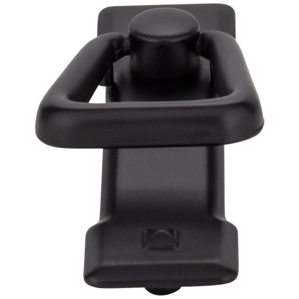 Hardware Resources 2-1/4" Center-to-Center Matte Black Rectangle Verona Cabinet Drop Pull