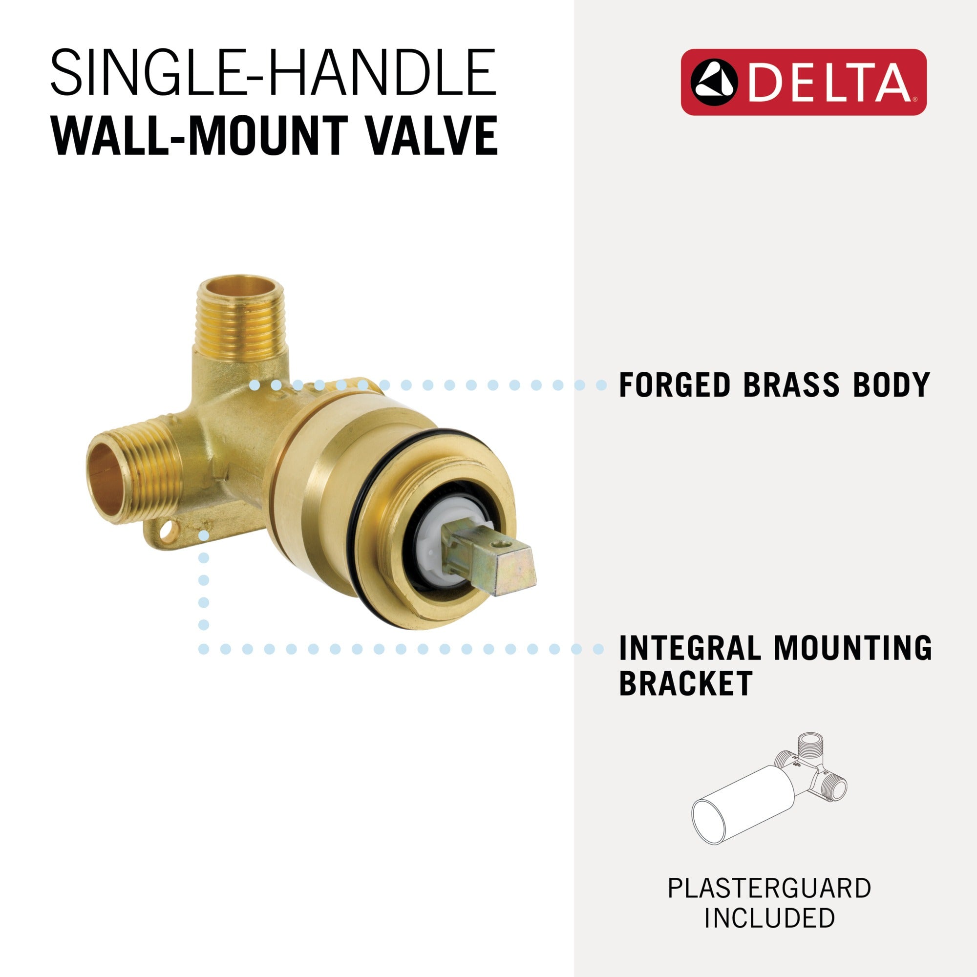 Delta Tesla® Single Handle Wall Mount Rough