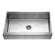Dawn Undermount Small Corner Radius Straight Apron Single Bowl DSRF3420