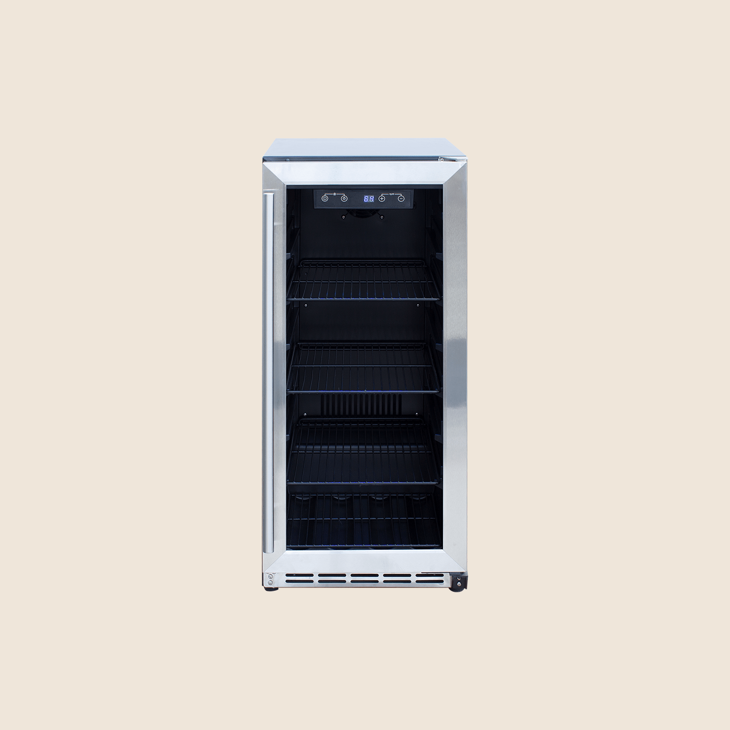 Summerset 15" 3.2 Cu Outdoor Rated Refrigerator w/ Glass Door, RFR-15G