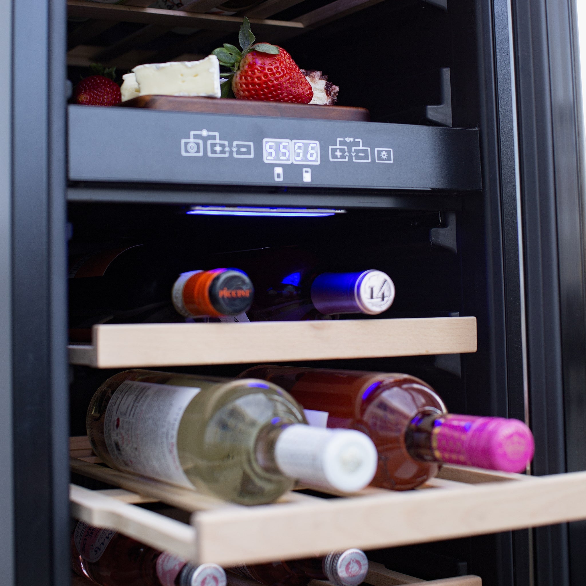 Summerset 15" 2.9 Cu. Outdoor Rated Dual Zone Wine Cooler, RFR-15WD