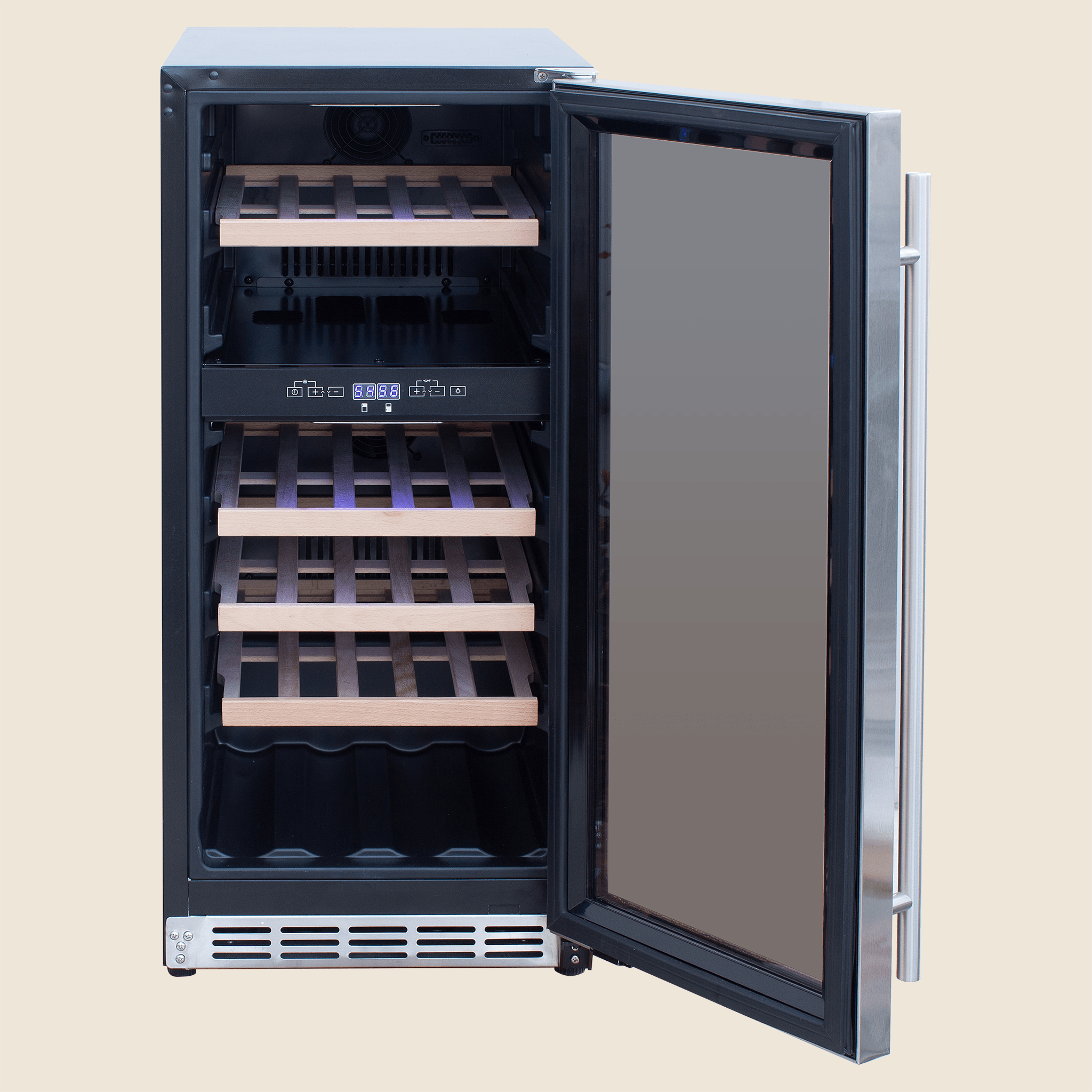Summerset 15" 2.9 Cu. Outdoor Rated Dual Zone Wine Cooler, RFR-15WD