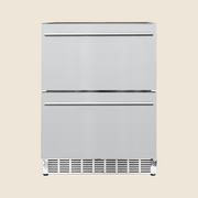 Summerset 24" 5 Cu. Deluxe Outdoor Rated 2-Drawer Refrigerator, RFR-24DR2-A