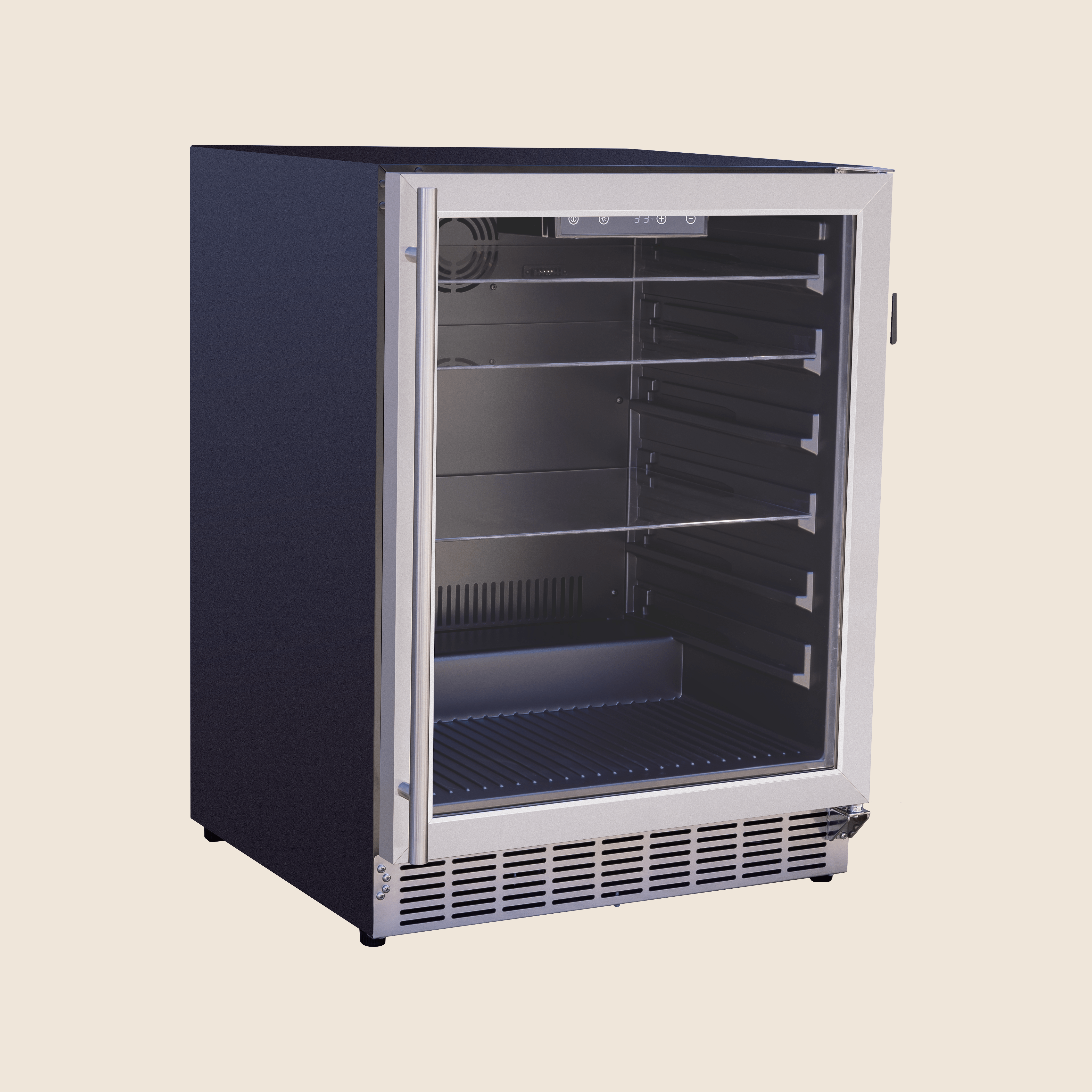 Summerset 24" 5 Cu. Outdoor Rated Refrigerator w/ Glass Door, RFR-24G