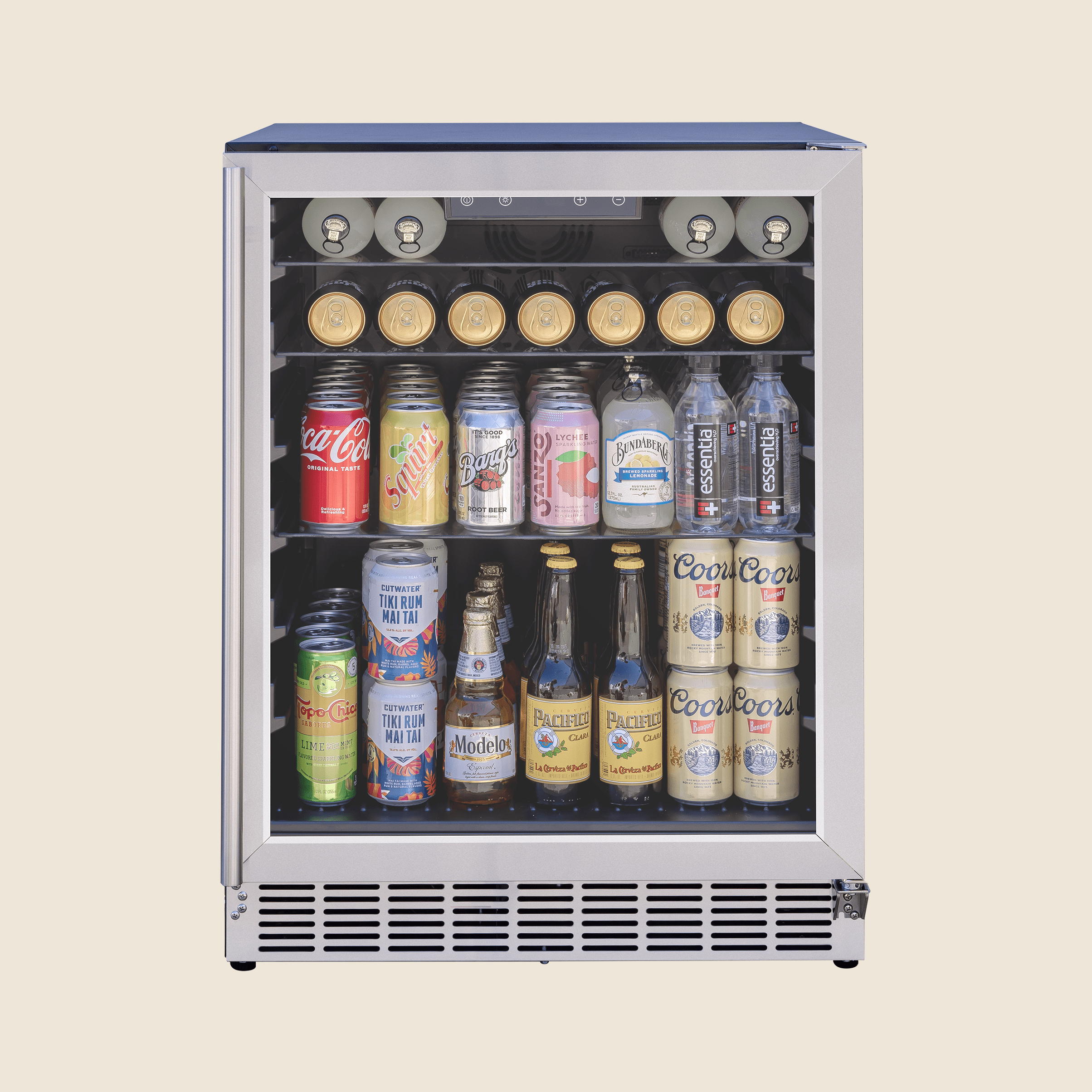 Summerset 24" 5 Cu. Outdoor Rated Refrigerator w/ Glass Door, RFR-24G