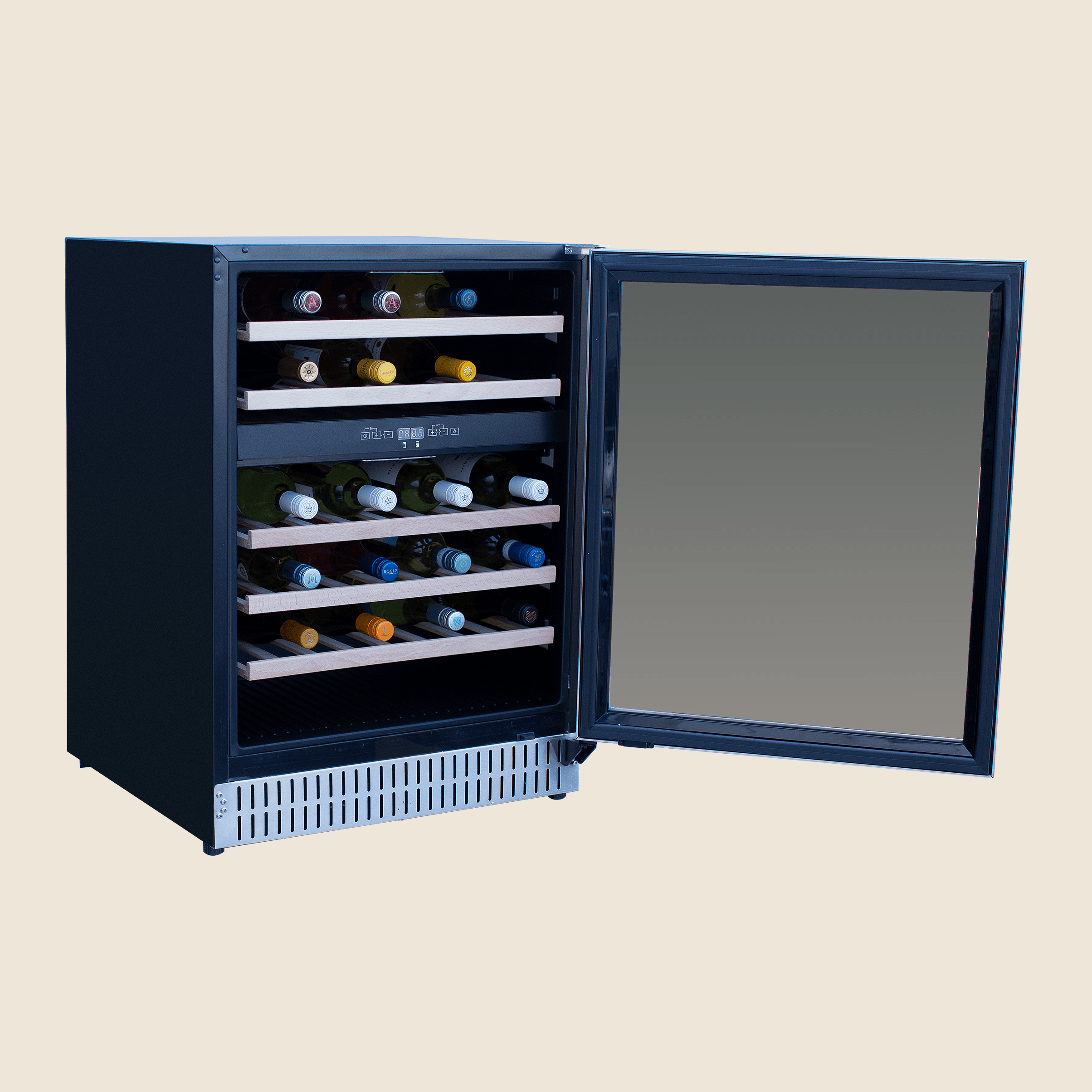 Summerset 24" 4.5 Cu. Outdoor Rated Dual Zone Wine Cooler, RFR-24WD