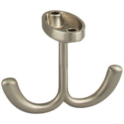 Hardware Resources Double Ceiling Hook in Satin Nickel