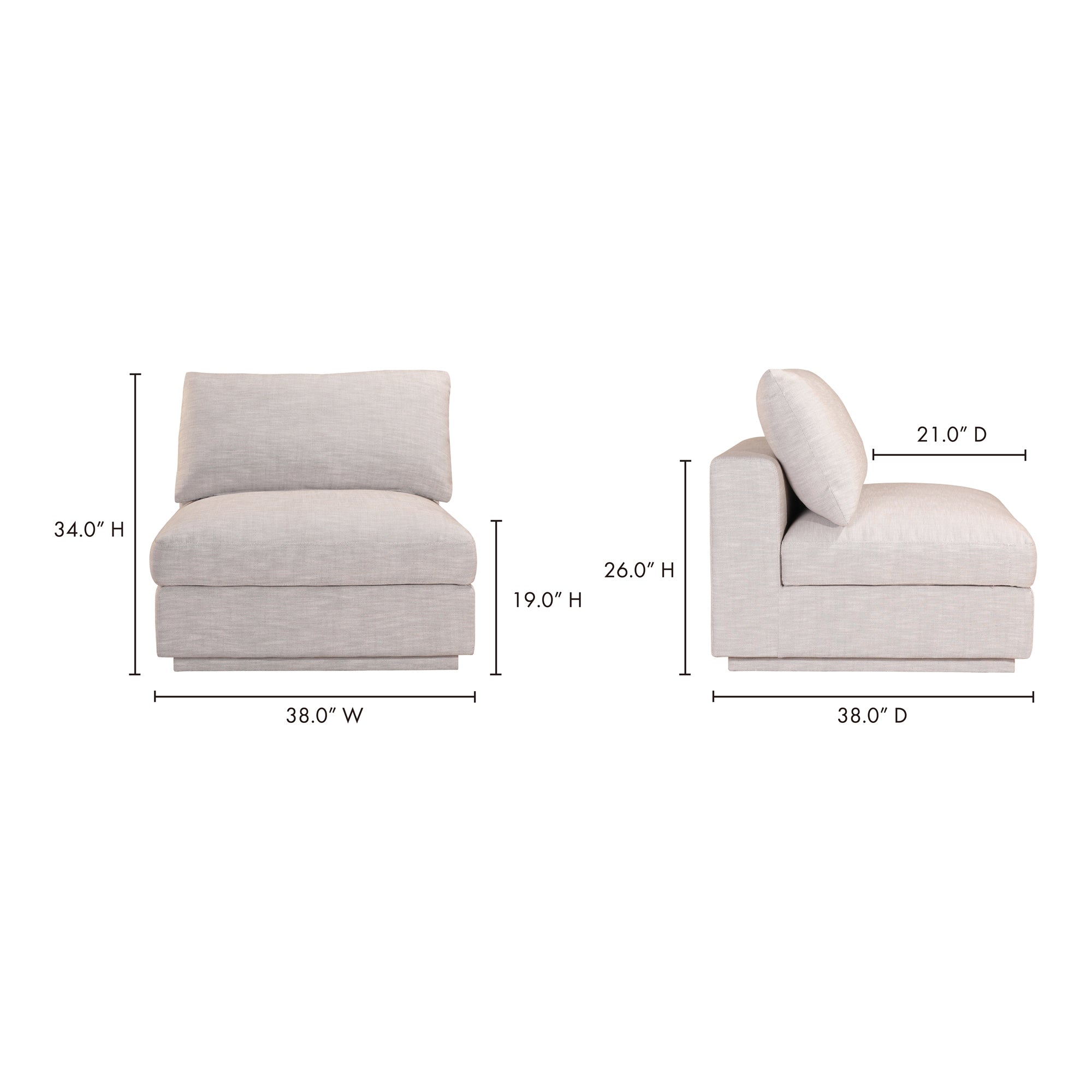 Moes Justin Slipper Chair RN-1103-39