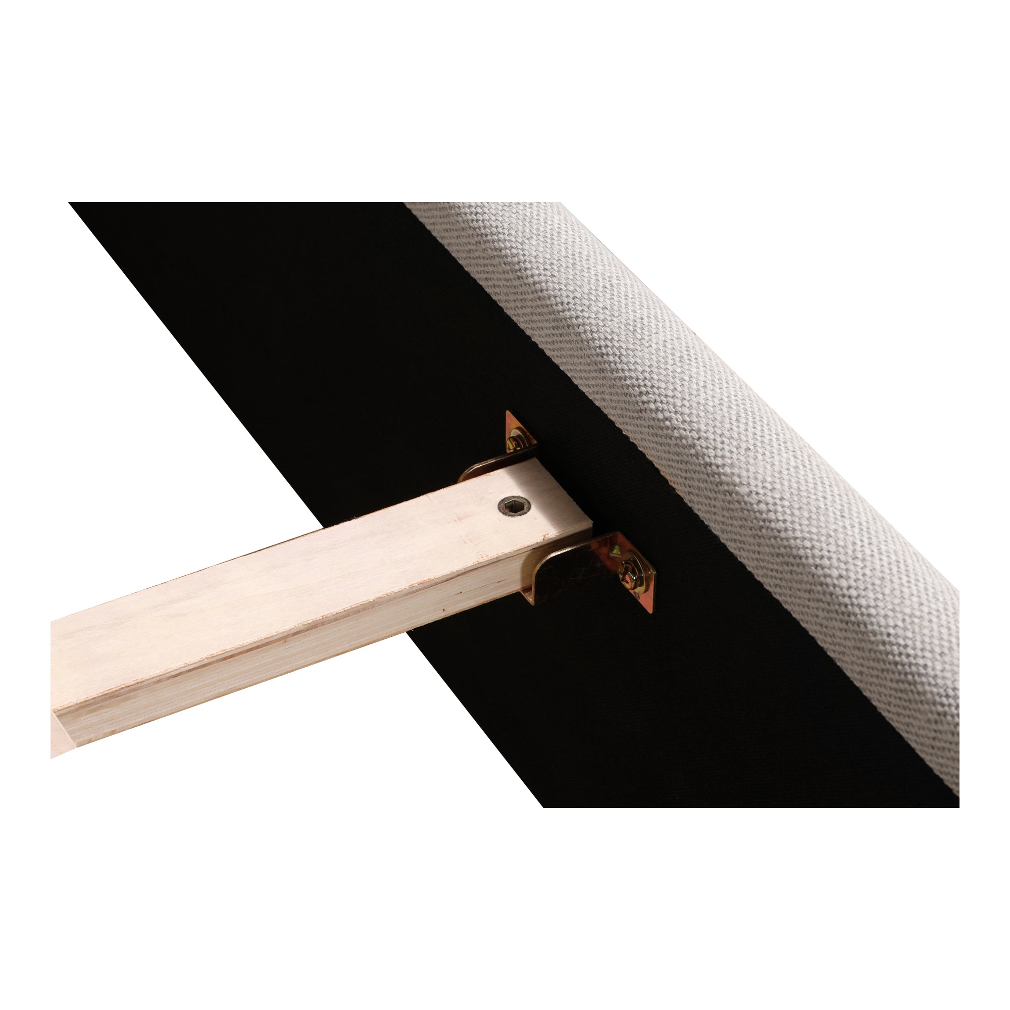 Moes Luzon Queen Bed Light Grey RN-1129-40-0