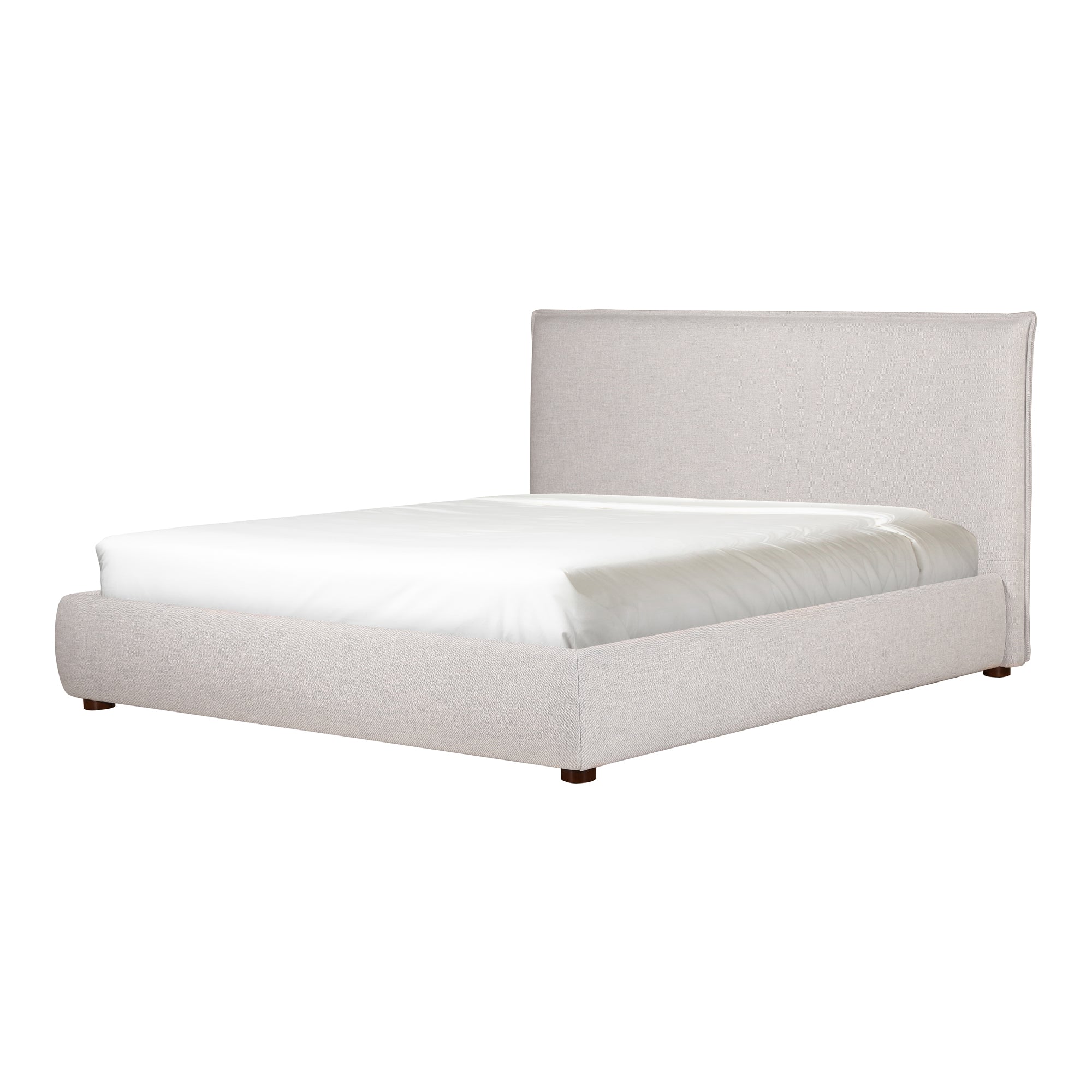 Moes Luzon Queen Bed Light Grey RN-1129-40-0