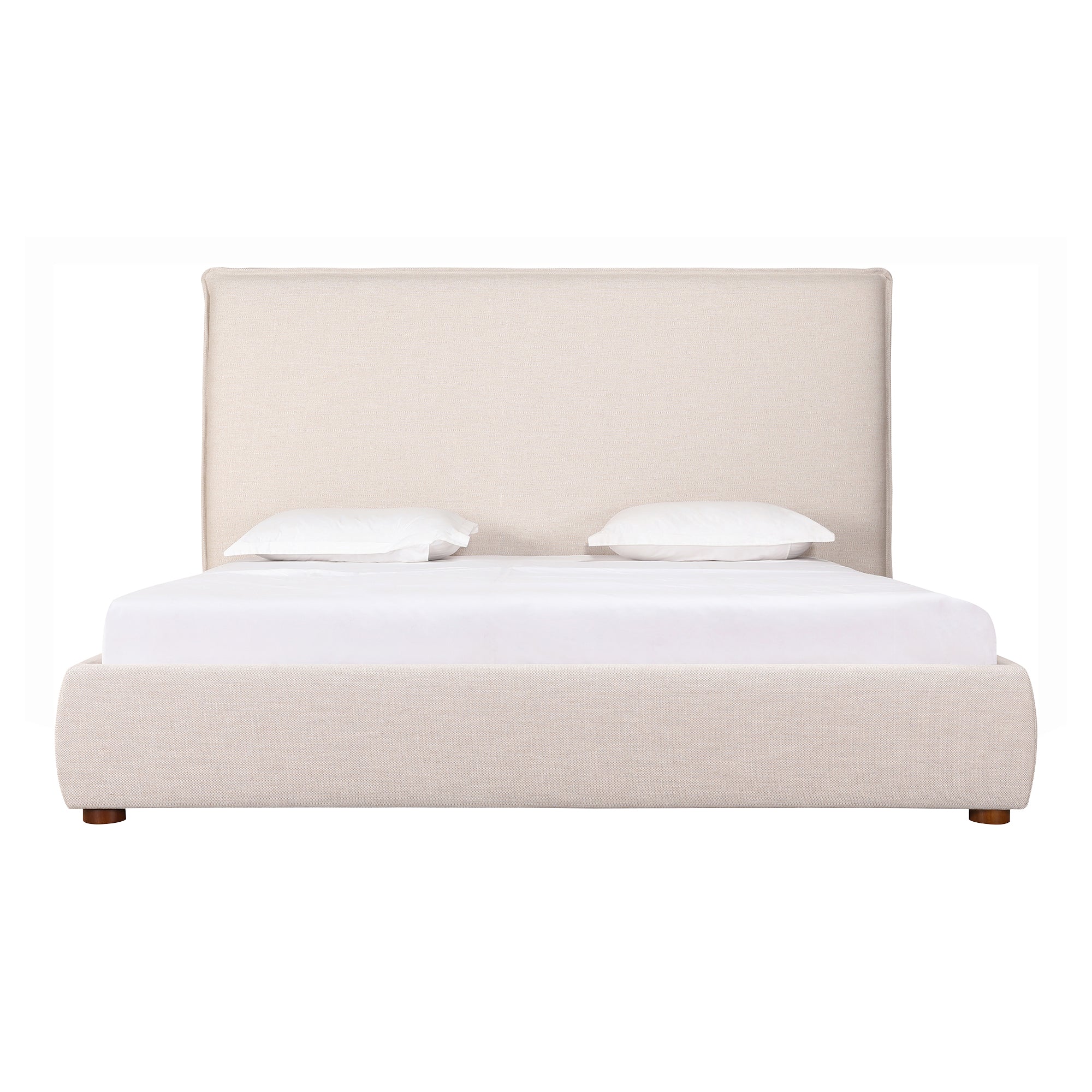 Moes Luzon Queen Bed Tall Headboard Wheat RN-1148-34-0