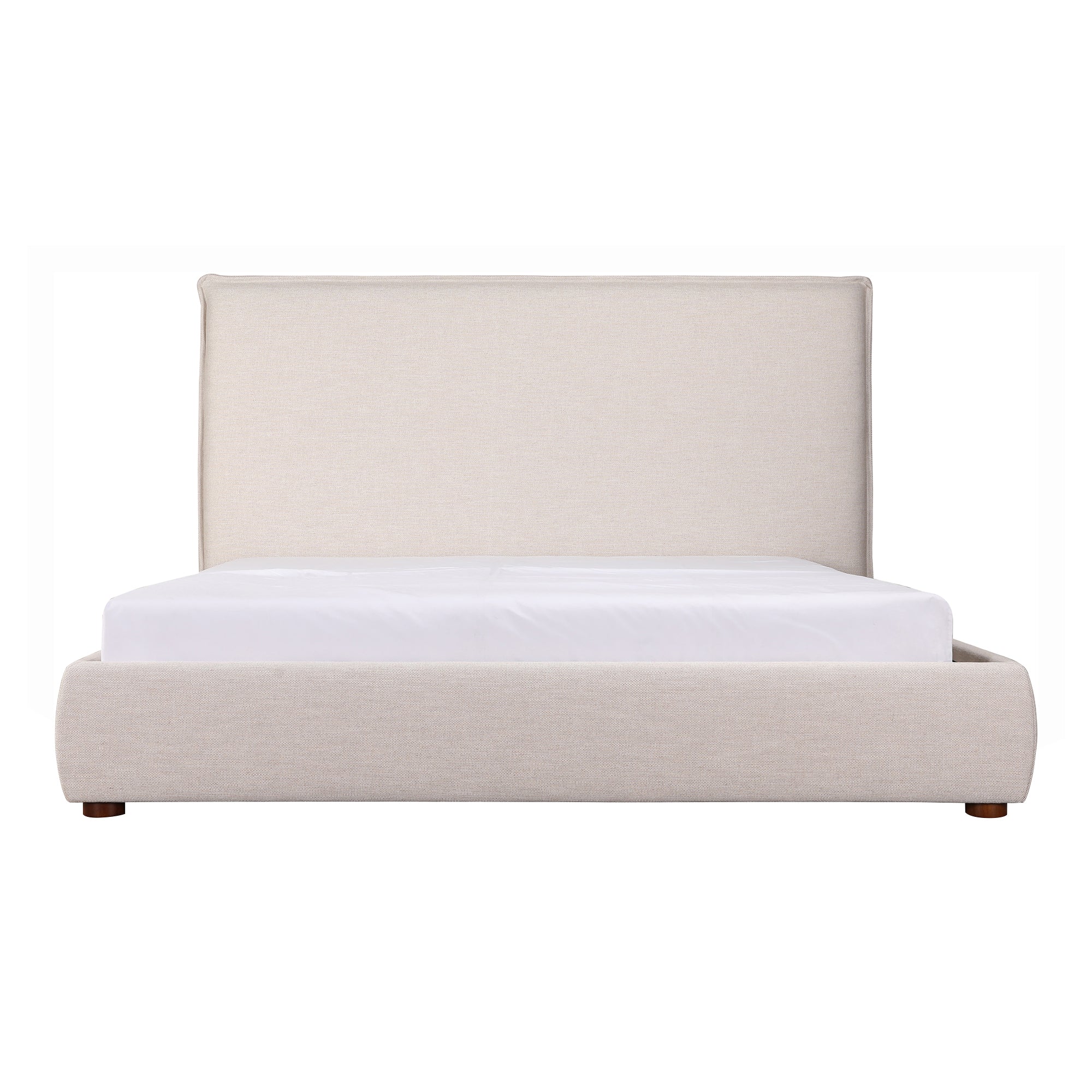 Moes Luzon Queen Bed Tall Headboard Wheat RN-1148-34-0