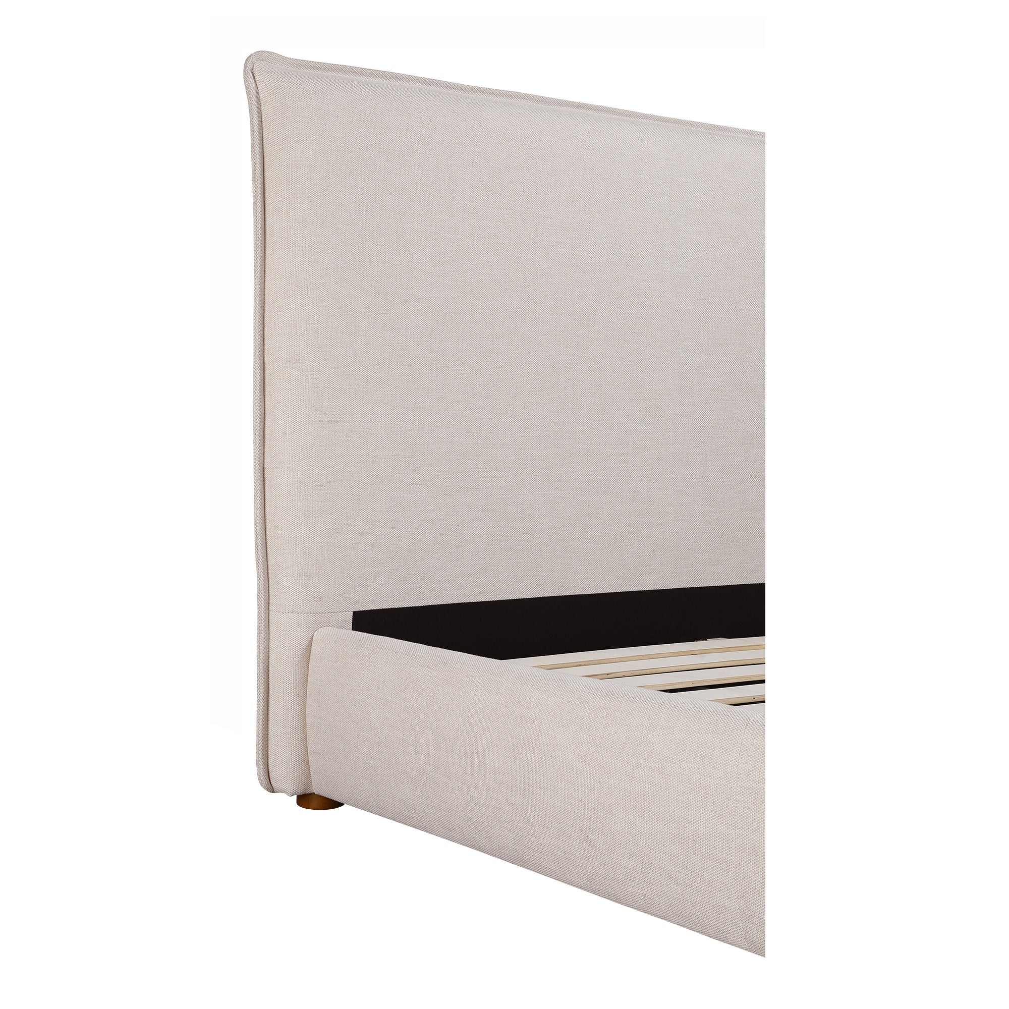 Moes Luzon Queen Bed Tall Headboard Wheat RN-1148-34-0