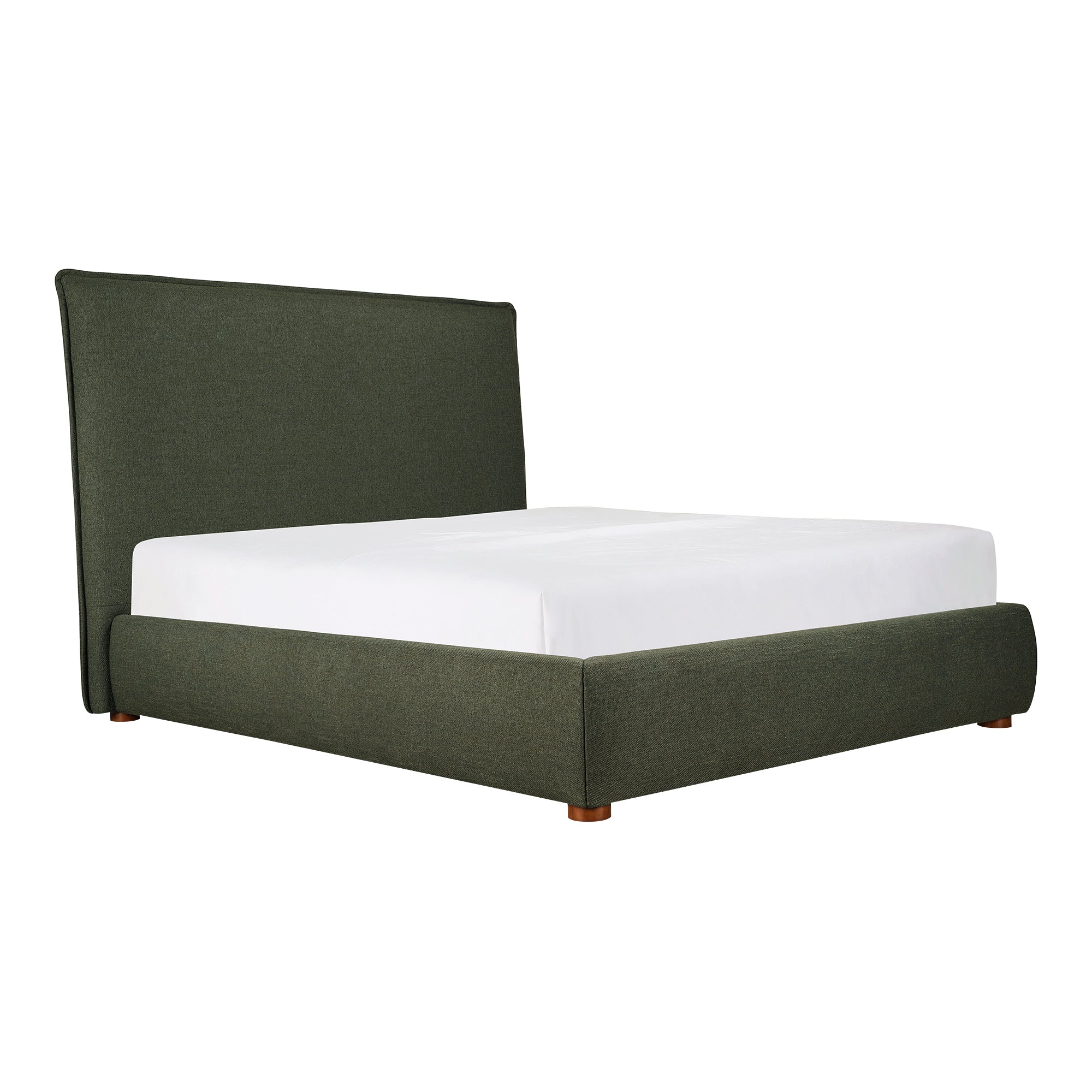 Moes Luzon King Bed Tall Headboard Deep Forest RN-1149-27-0