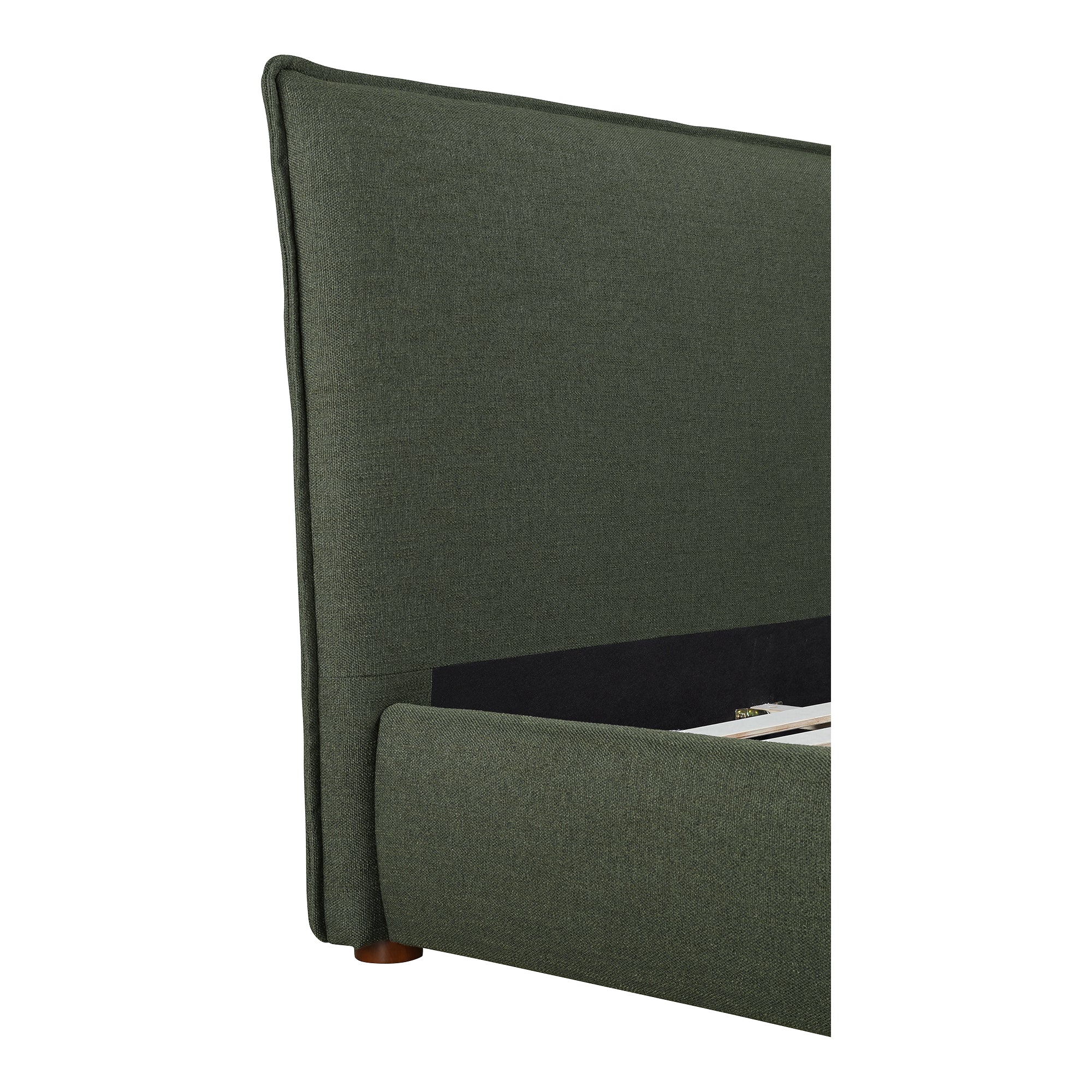Moes Luzon King Bed Tall Headboard Deep Forest RN-1149-27-0