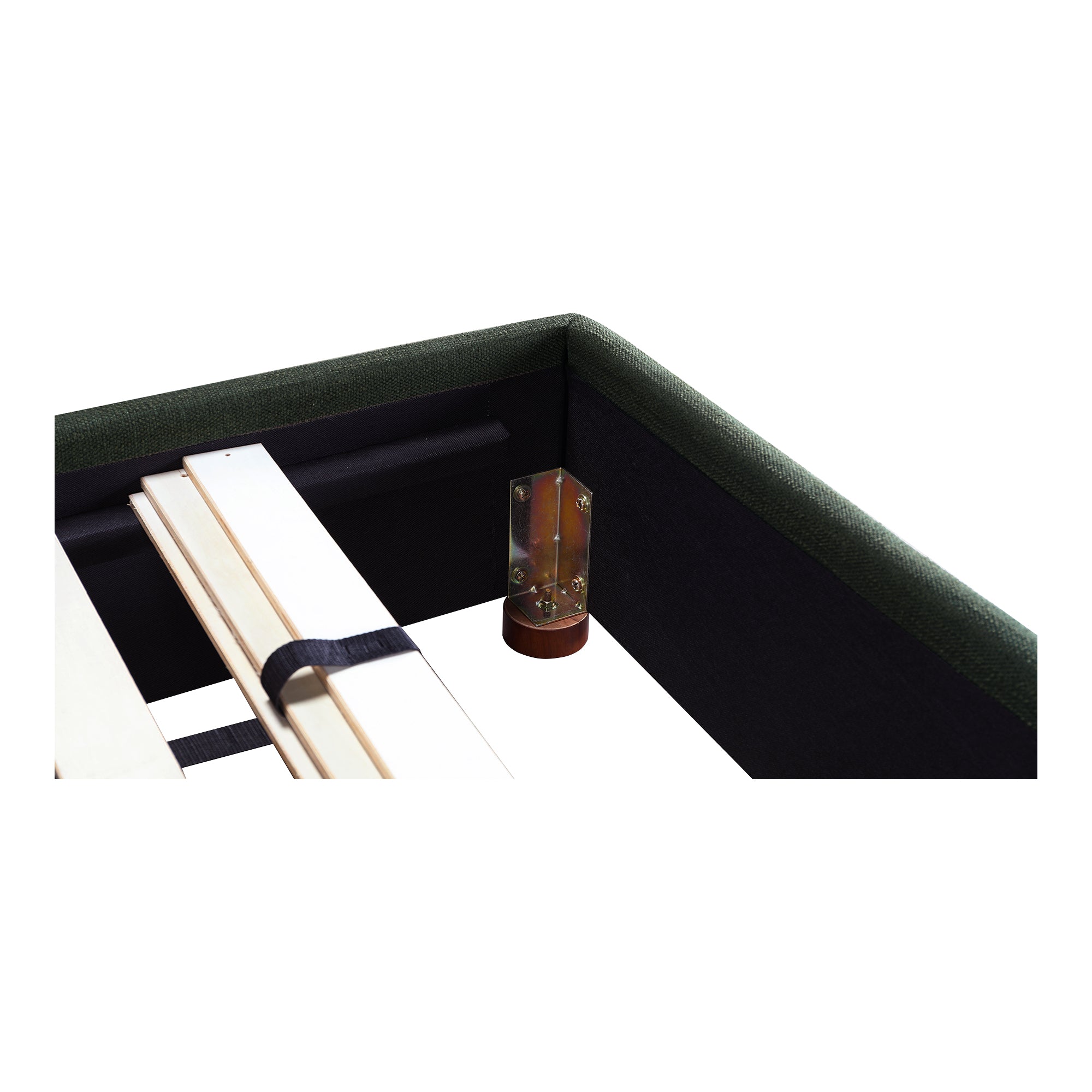 Moes Luzon King Bed Tall Headboard Deep Forest RN-1149-27-0