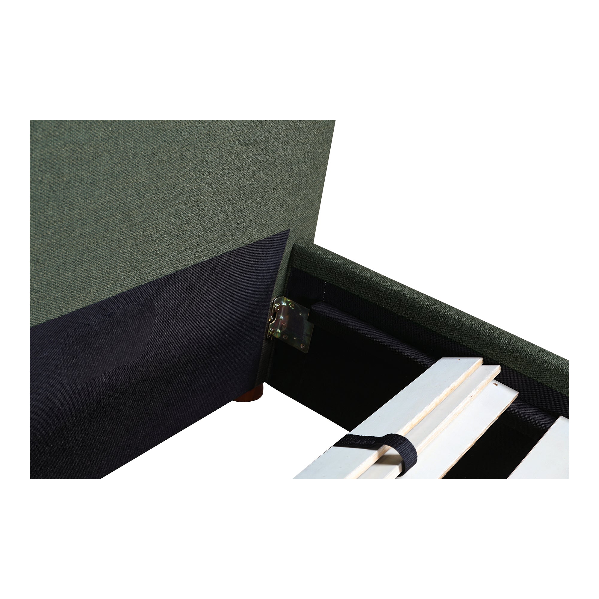 Moes Luzon King Bed Tall Headboard Deep Forest RN-1149-27-0