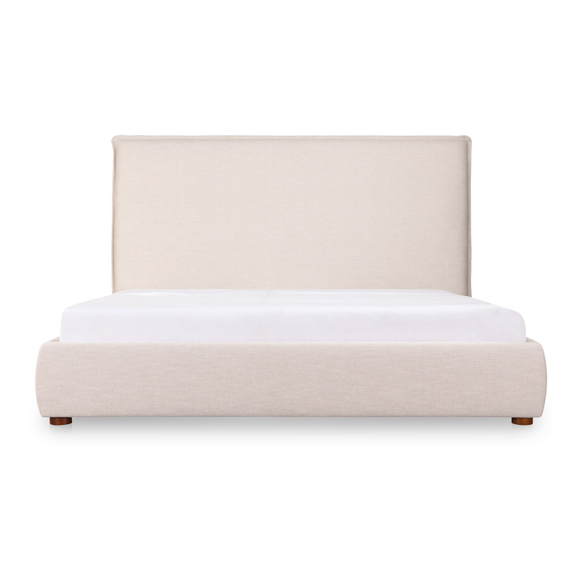 Moes Luzon King Bed Tall Headboard Wheat RN-1149-34-0