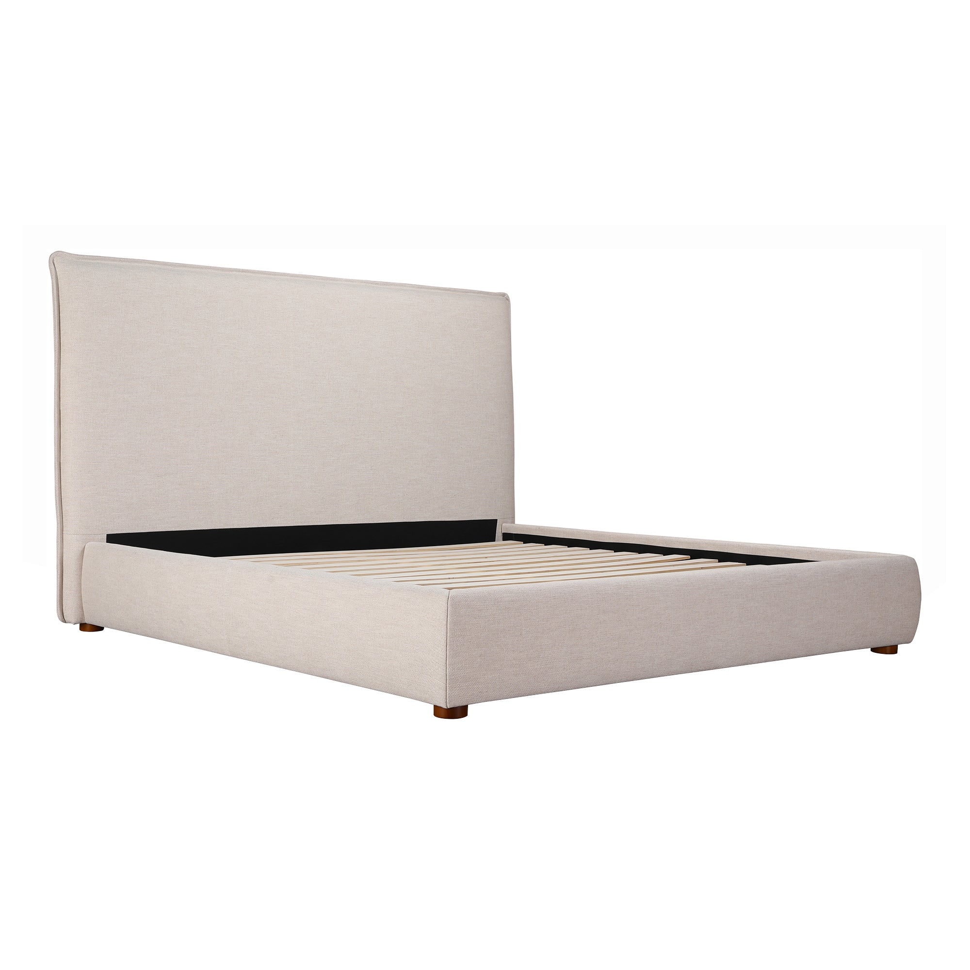 Moes Luzon King Bed Tall Headboard Wheat RN-1149-34-0