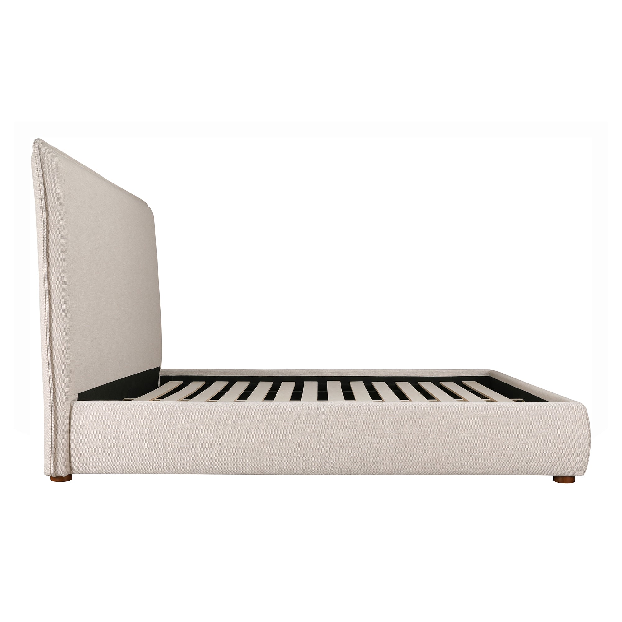 Moes Luzon King Bed Tall Headboard Wheat RN-1149-34-0