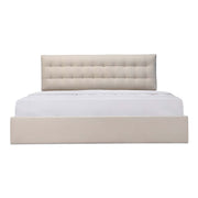 Moes Sebastion King Storage Bed Cream RN-1154-05-0