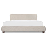 Moes Beau King Storage Bed Speckled Light Grey RN-1156-29-0