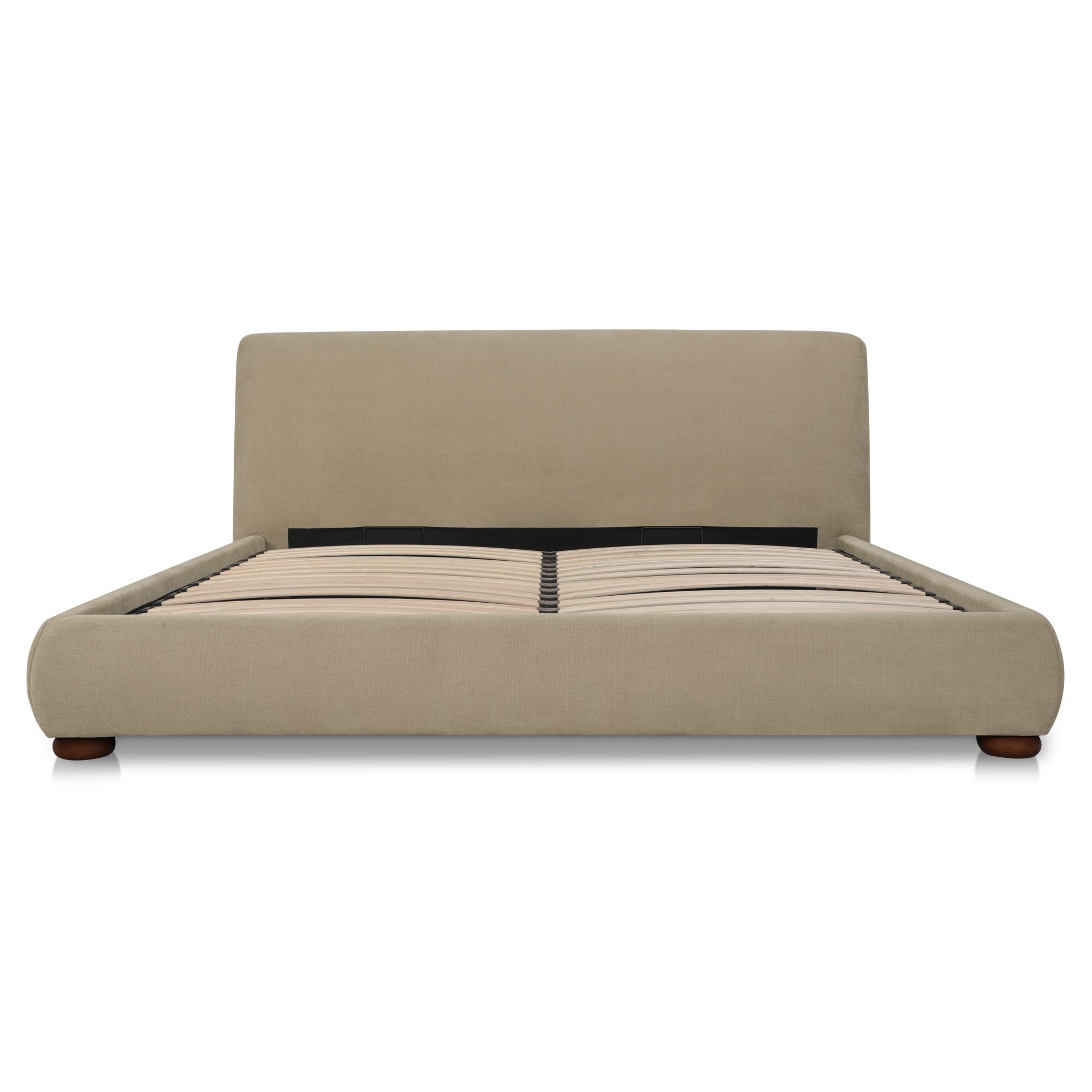 Moes Beau King Storage Bed Warm Beige RN-1156-34-0
