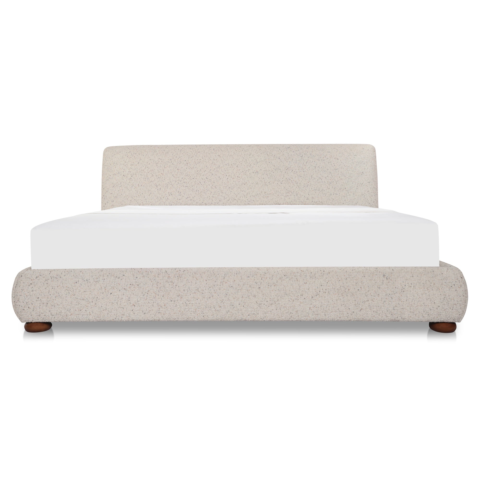 Moes Beau Queen Storage Bed Speckled Light Grey RN-1157-29-0