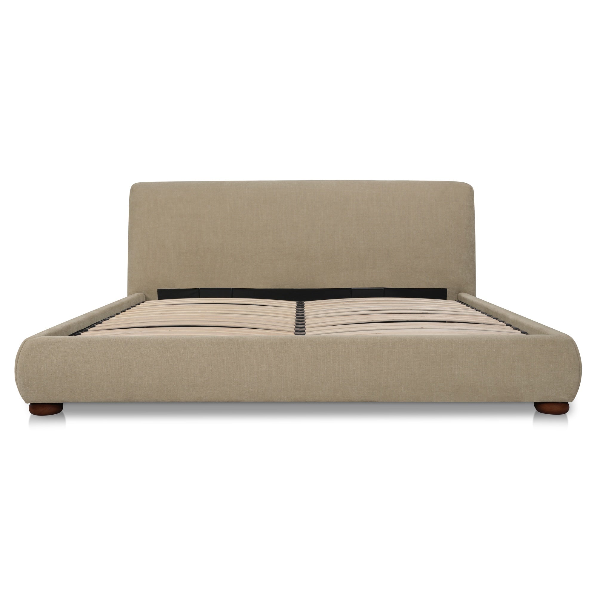 Moes Beau Queen Storage Bed Warm Beige RN-1157-34-0