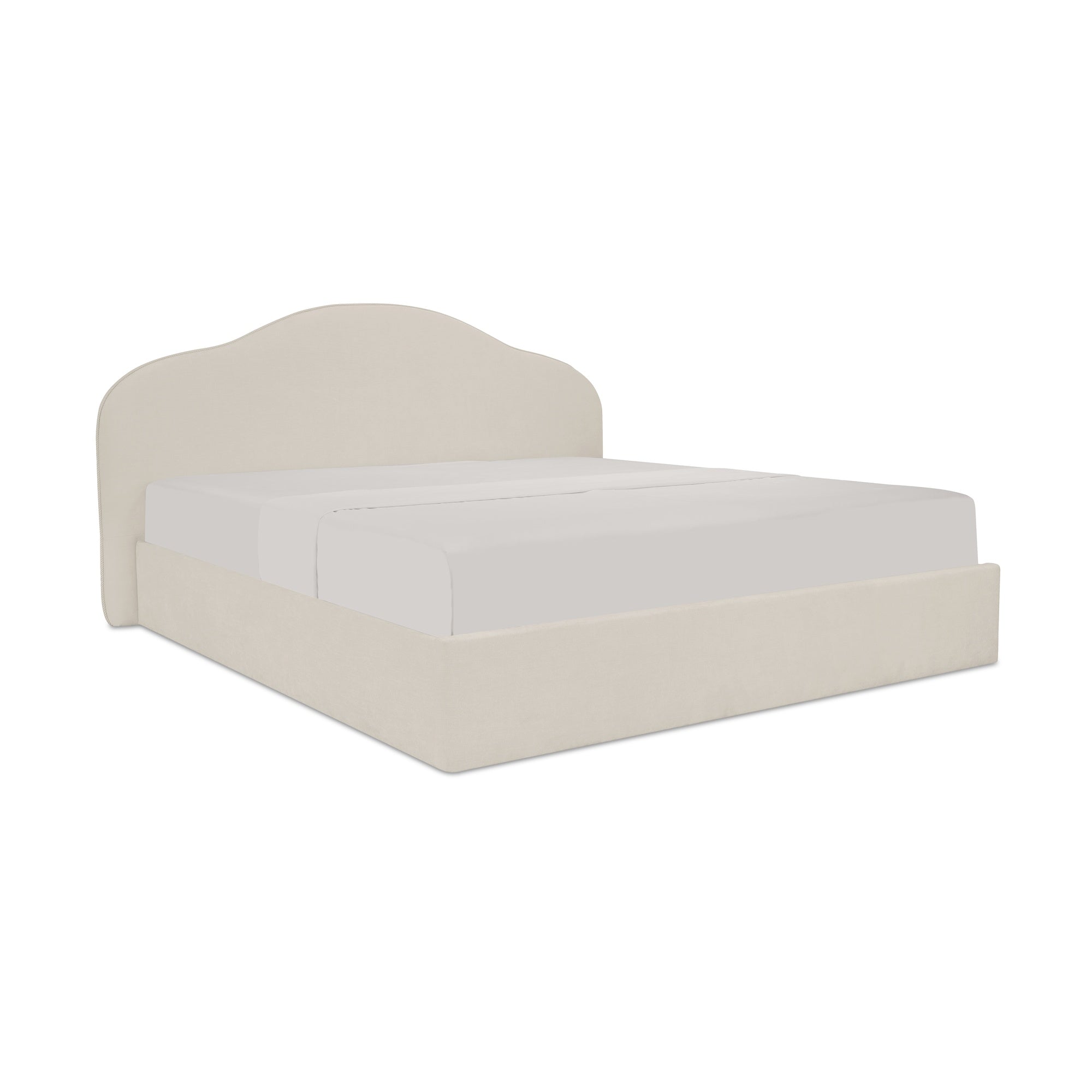 Moes Maggie King Storage Bed Cream RN-1162-05-0